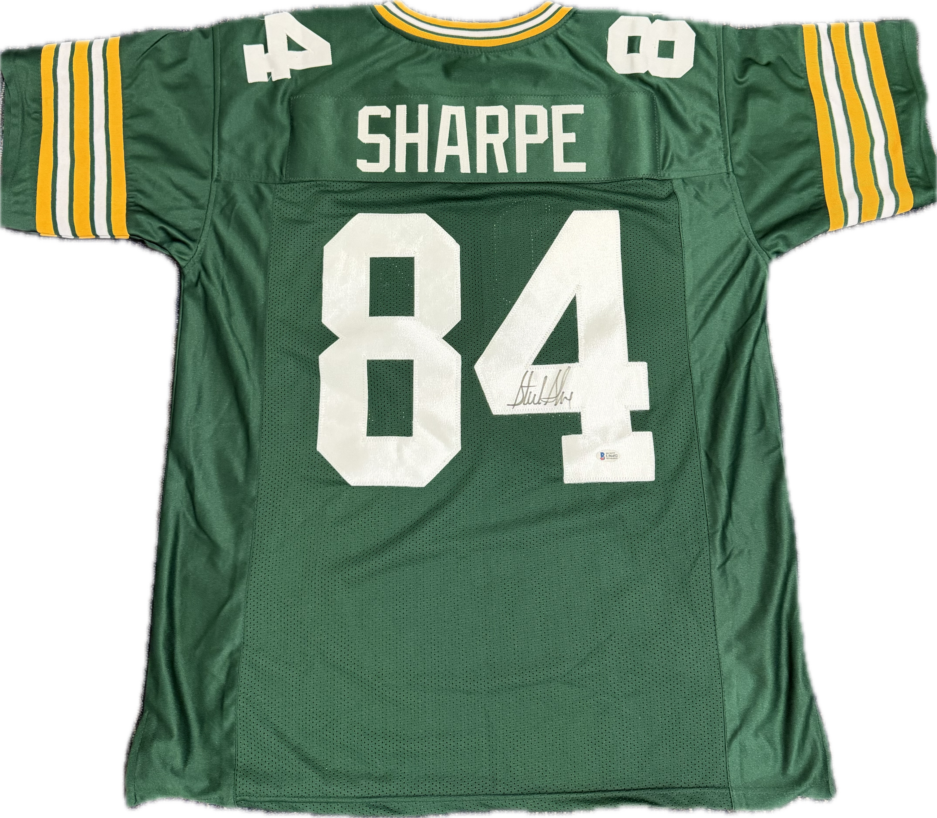 Sterling Sharpe Signed Custom/Replica Jersey