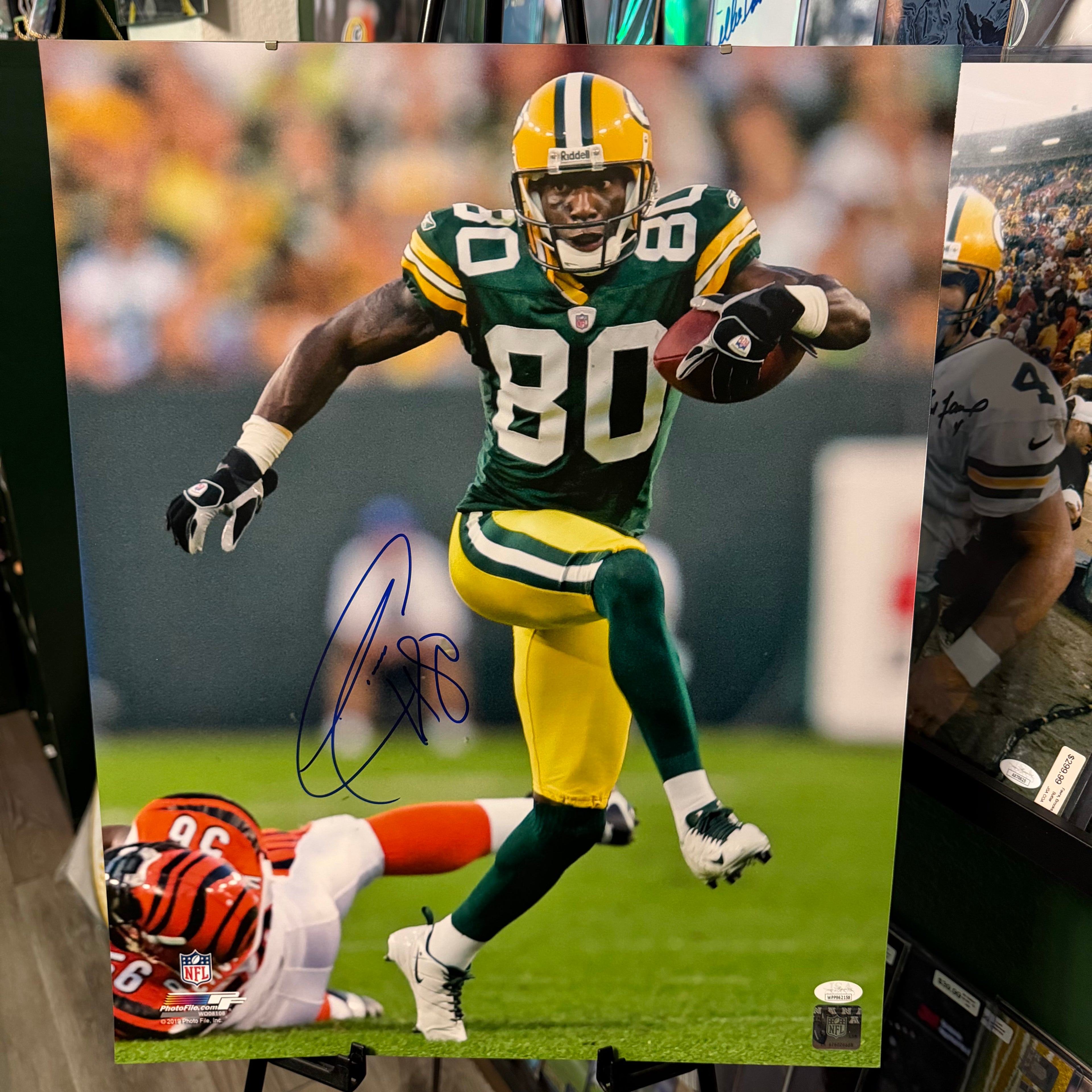 Donald Driver Signed 16x20