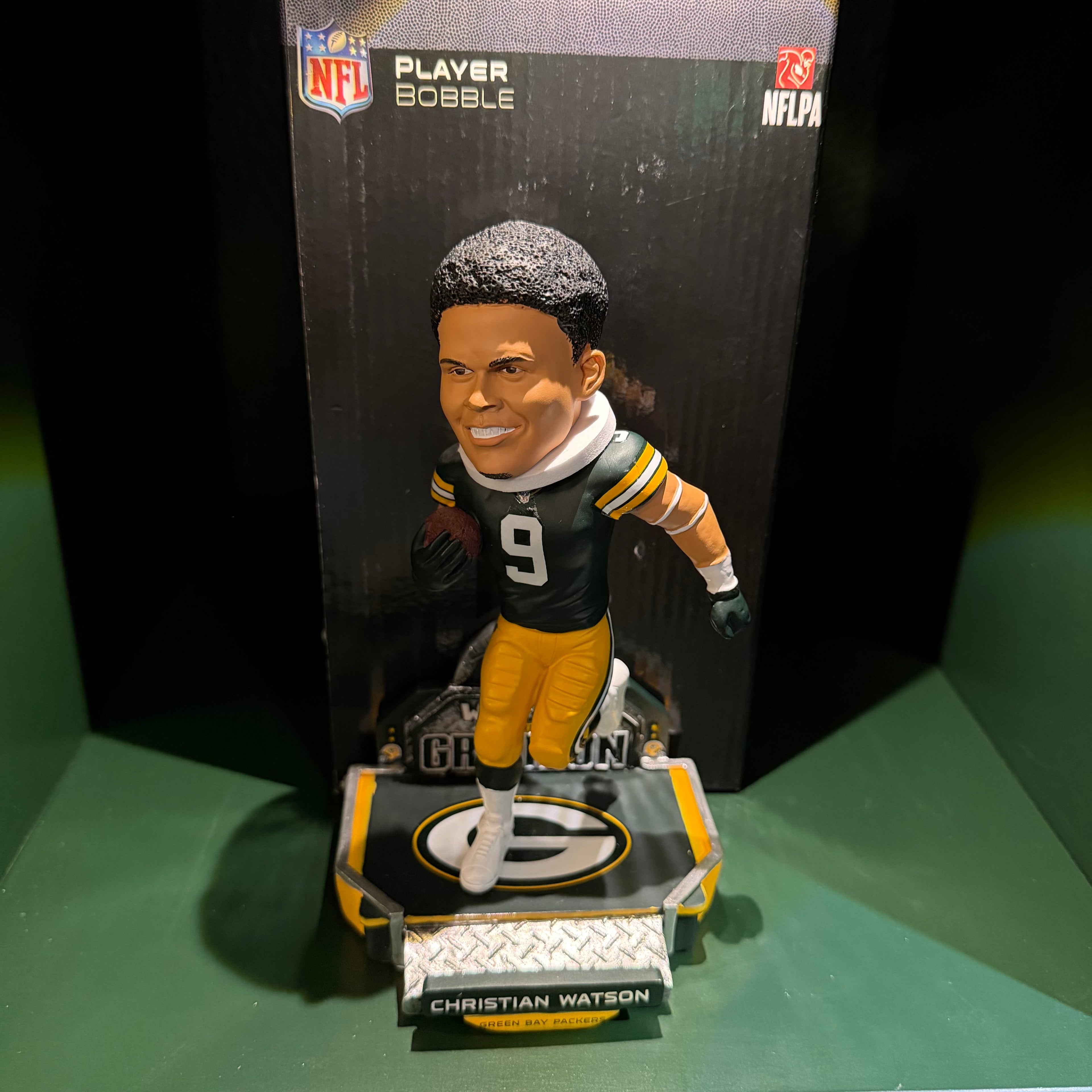 Christian Watson Welcome to the Gridiron Bobblehead /72!