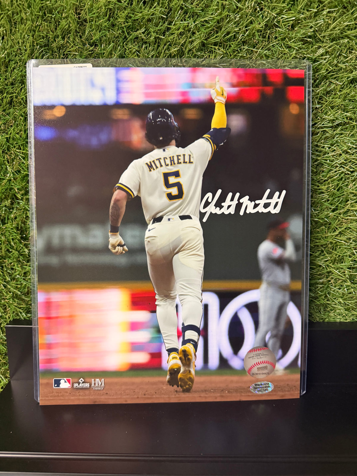 Garrett Mitchell Signed 8x10