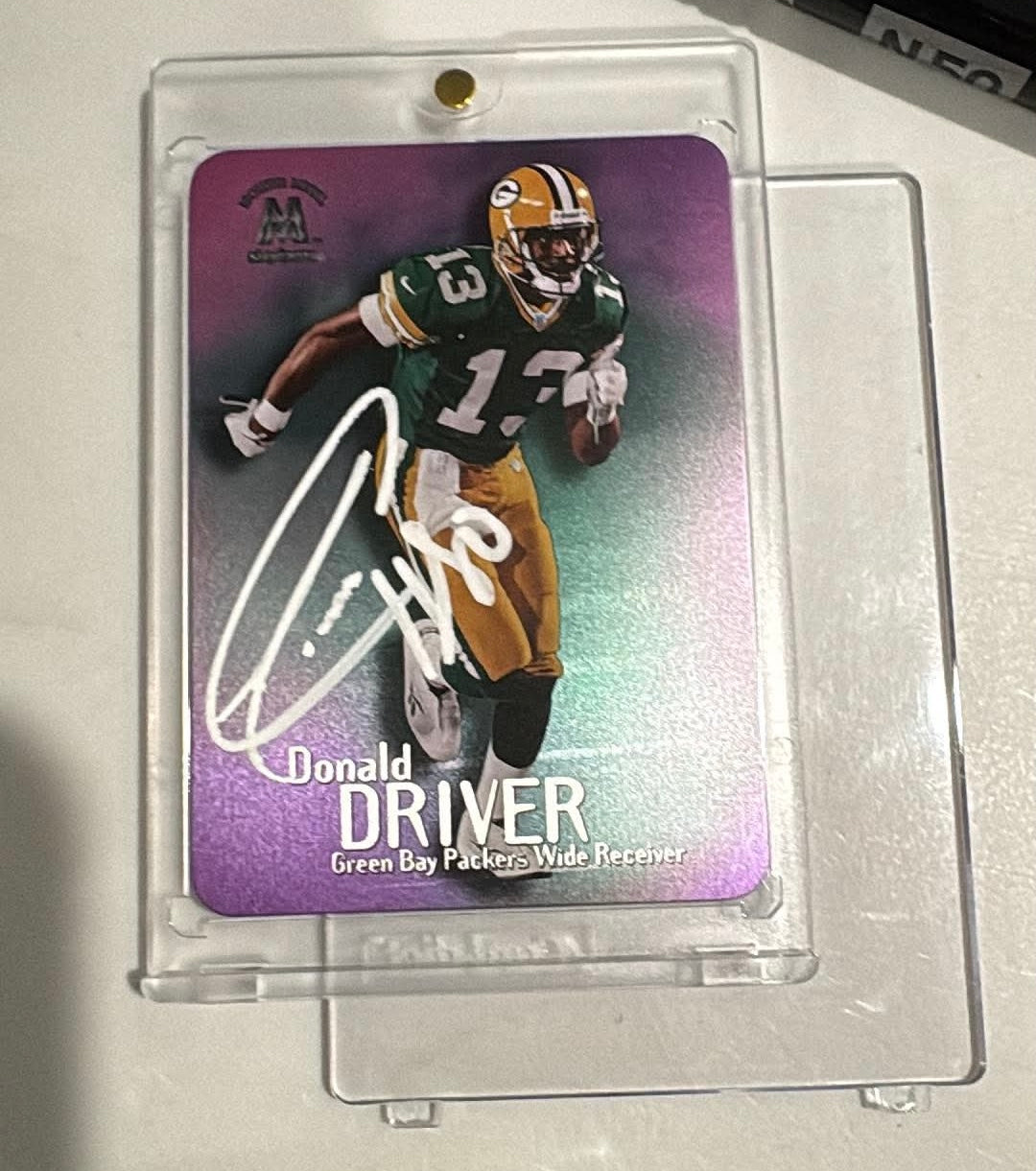 Donald Driver signed molten rookie