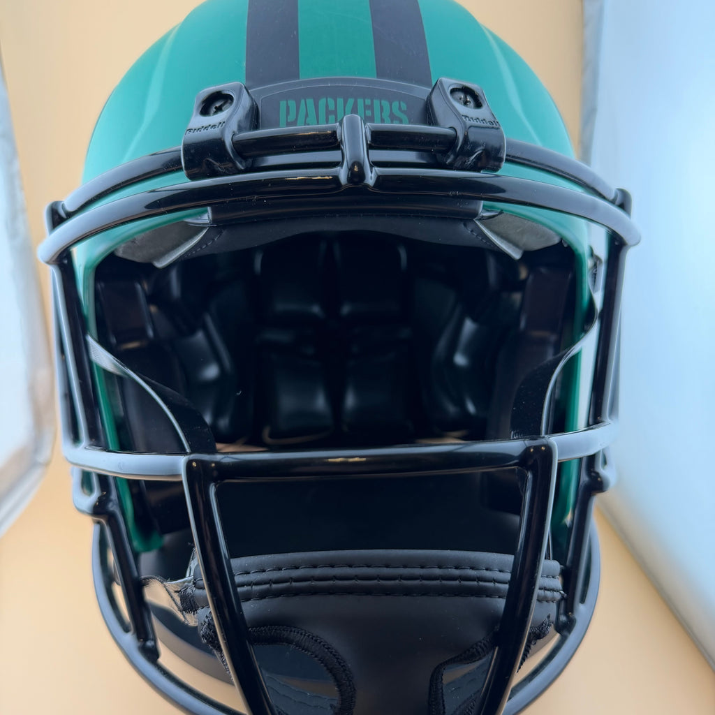 Jordan Love Signed Packers Authentic Full Size Rave Helmet- Beckett COA
