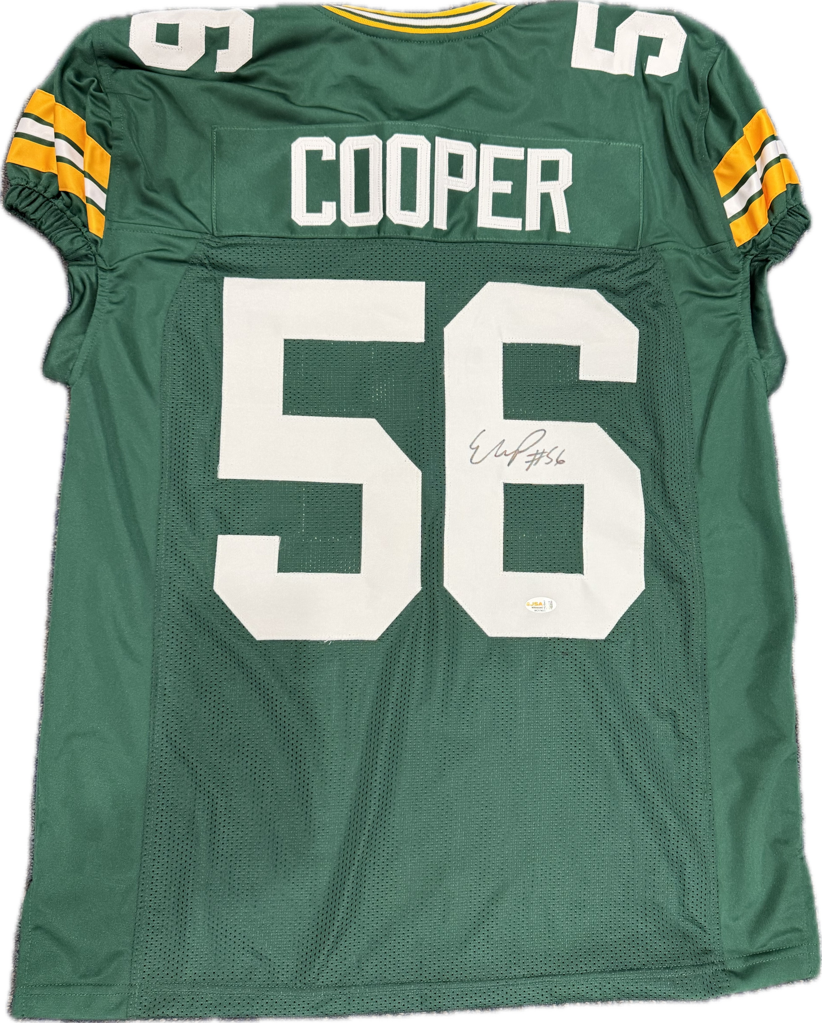 Edgerrin Cooper Signed Custom/Replica Jersey- Game cut!