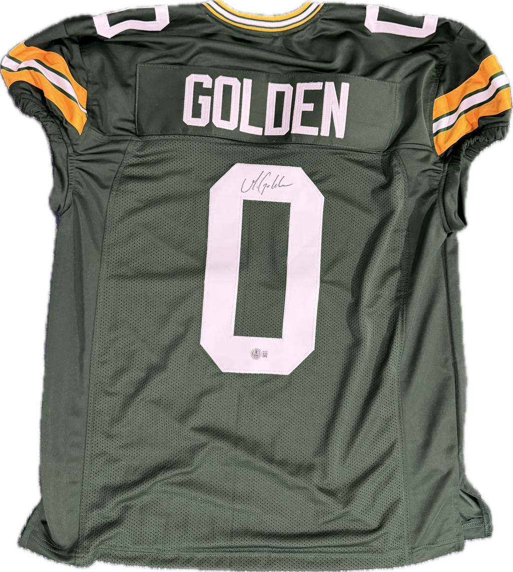 Matthew Golden Signed Custom/Replica Jersey- Game cut!