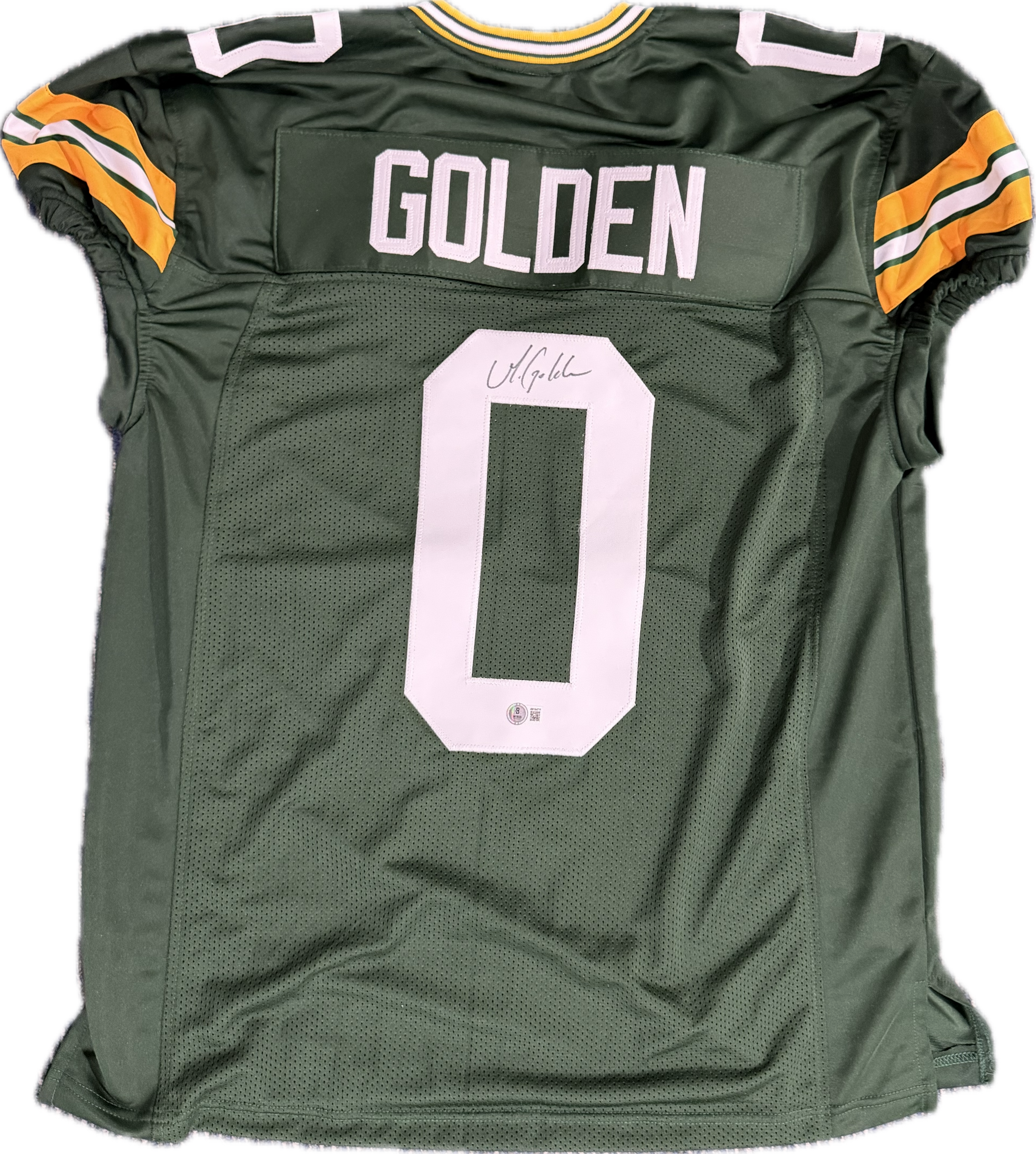 Matthew Golden Signed Custom/Replica Jersey- Game cut!