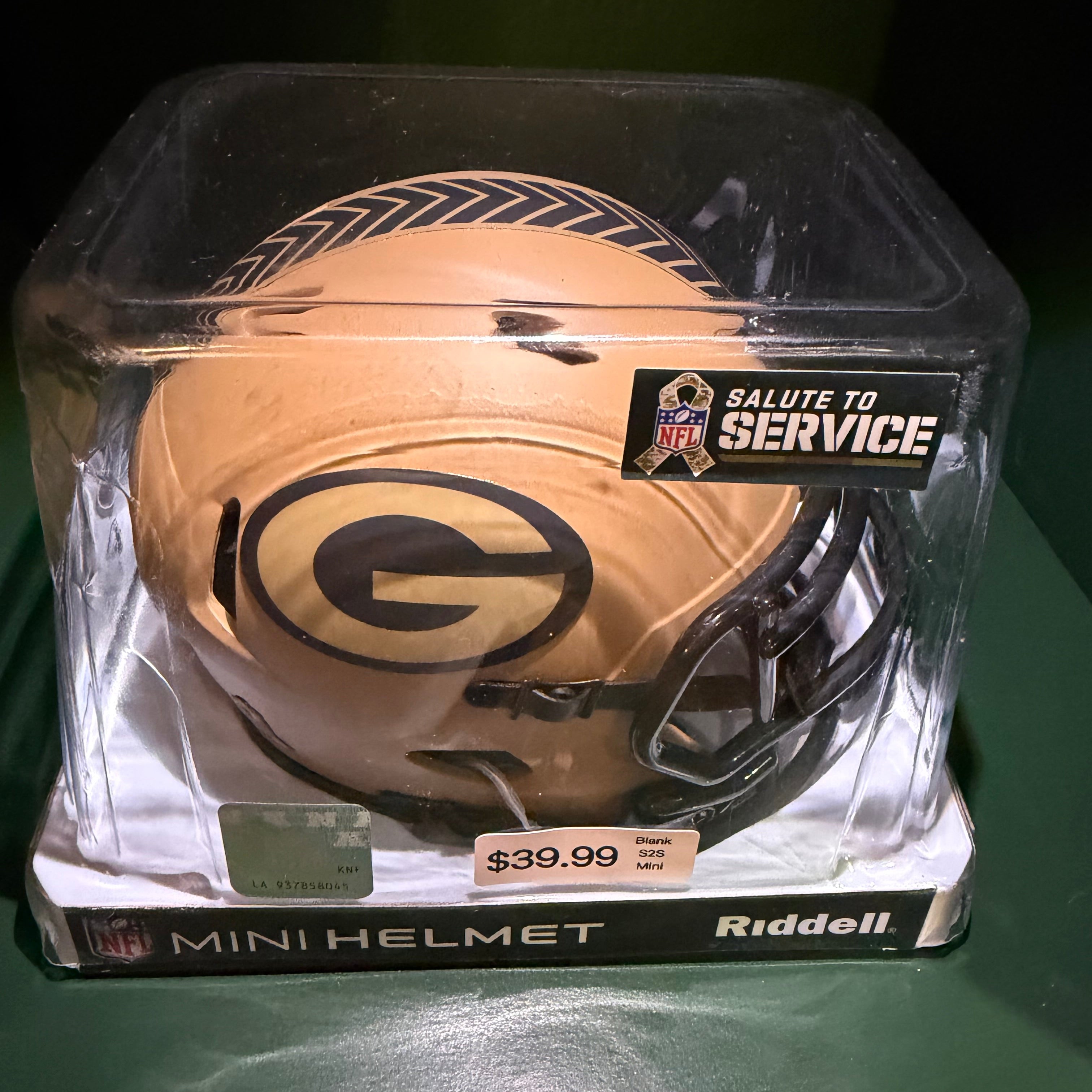 Packers Salute to Service V2 Mini Helmet