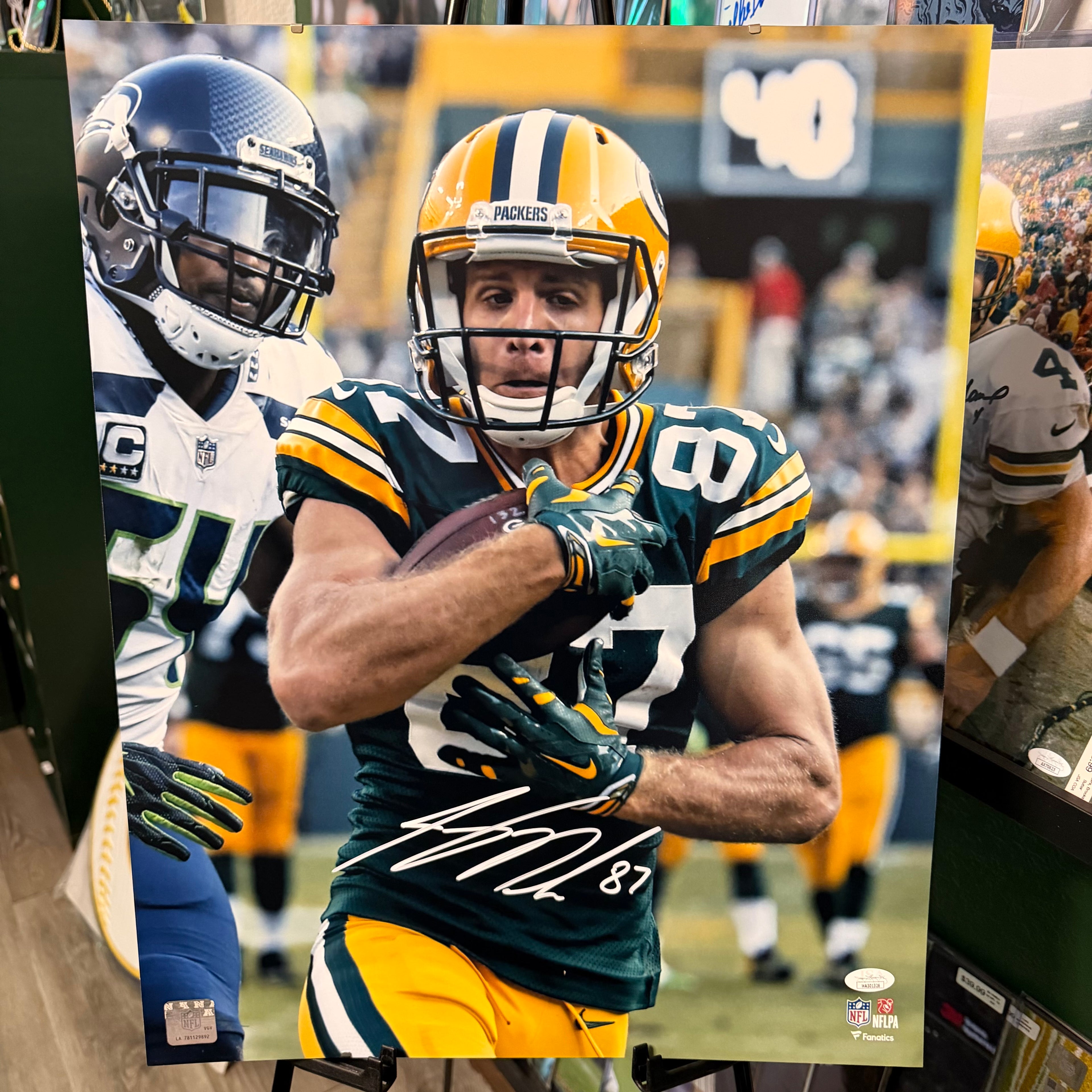 Jordy Nelson Signed 16x20