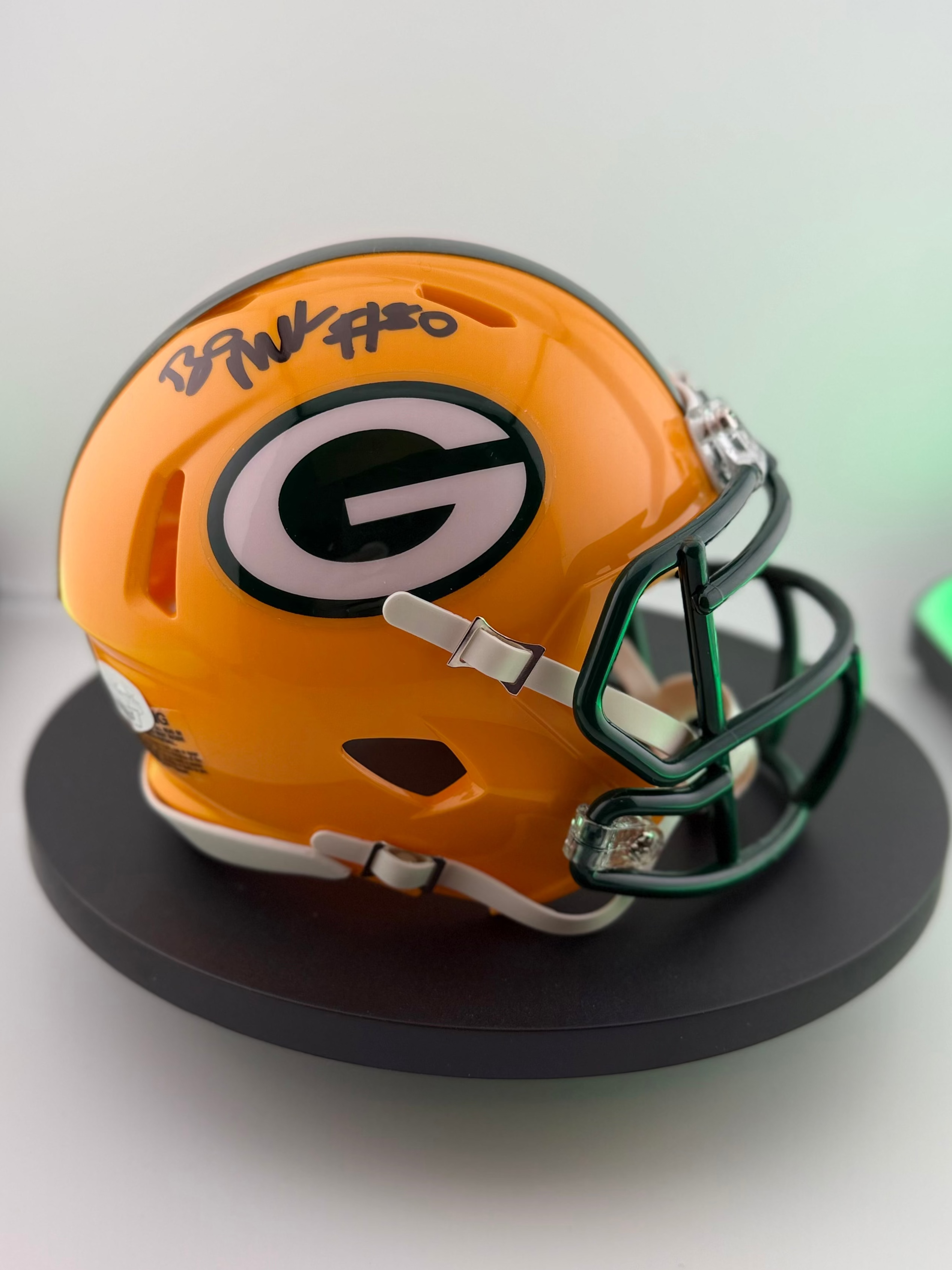 Bo Melton Signed Speed Mini Helmet