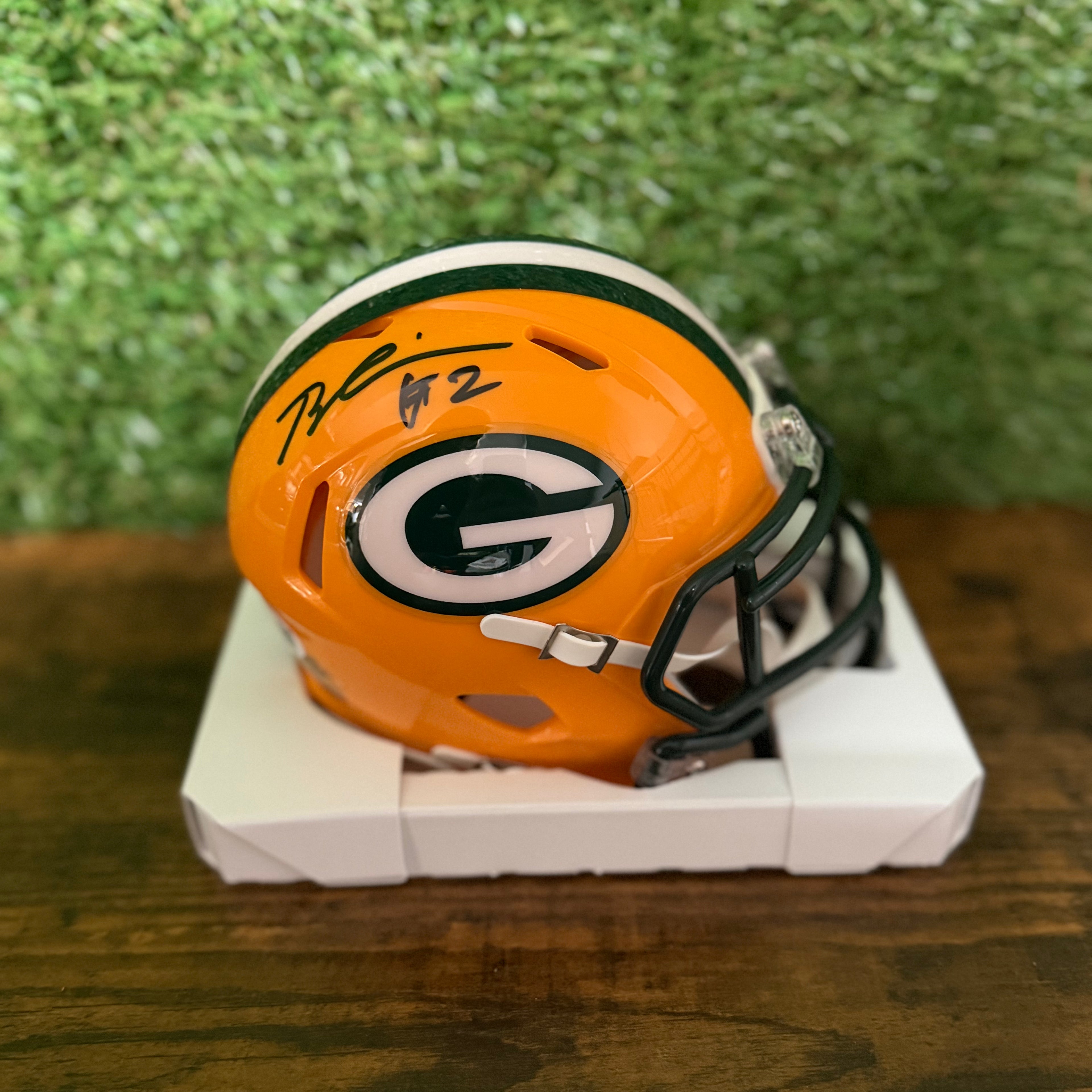 Brandon Cisse Signed Speed Mini Helmet