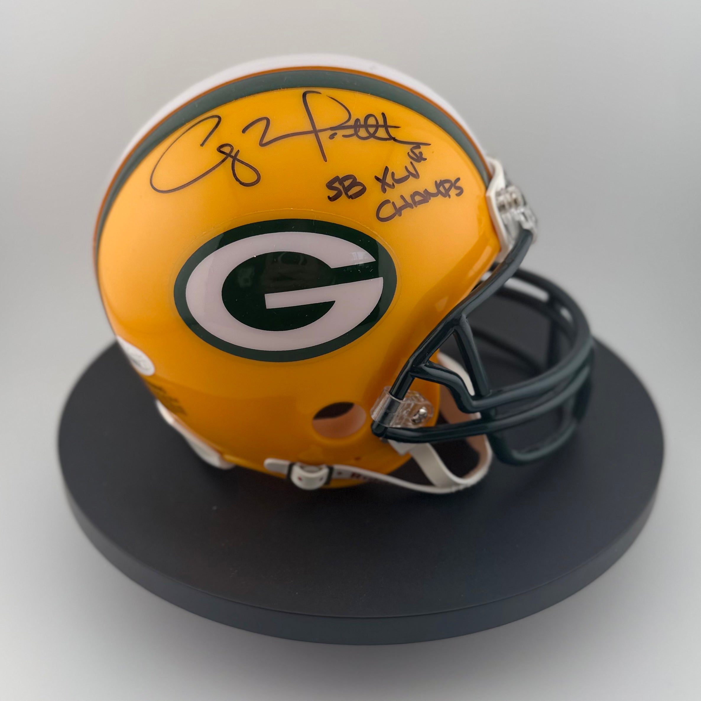 Clay Matthews Signed  Packers VSR4 Mini Helmet