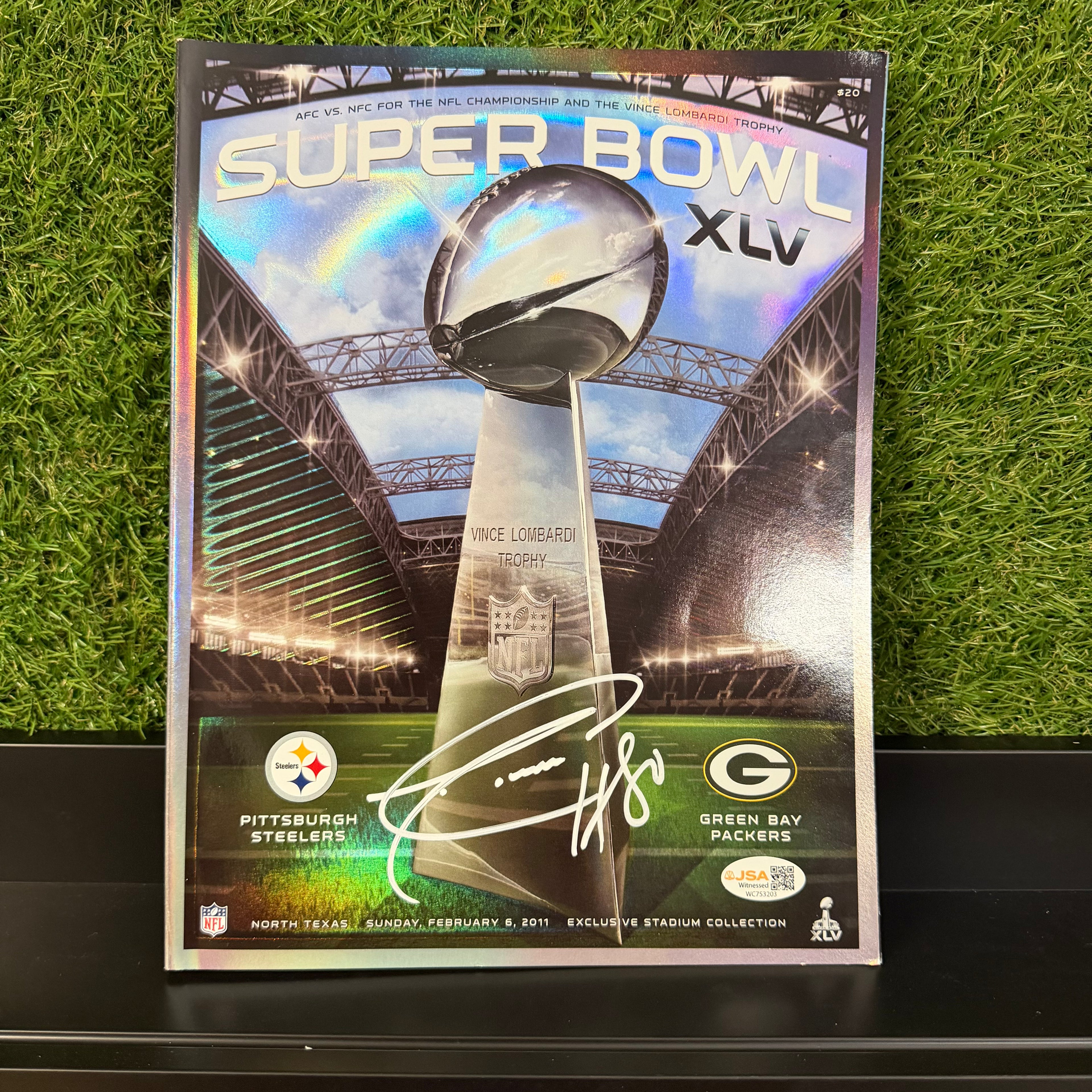 Donald Driver Signed XLV Holographic Program!