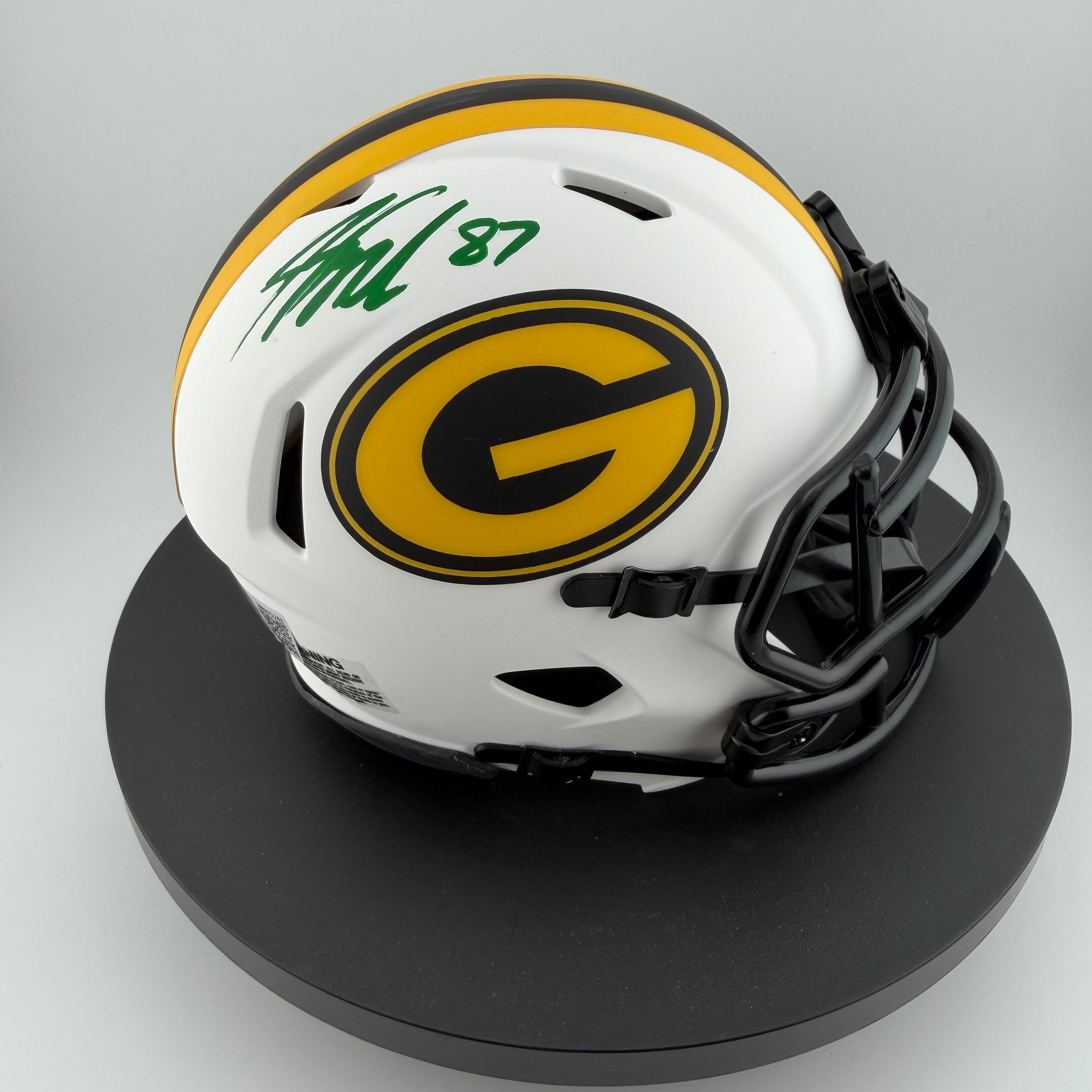 Jordy Nelson Signed Lunar Eclipse Packers Mini Helmet