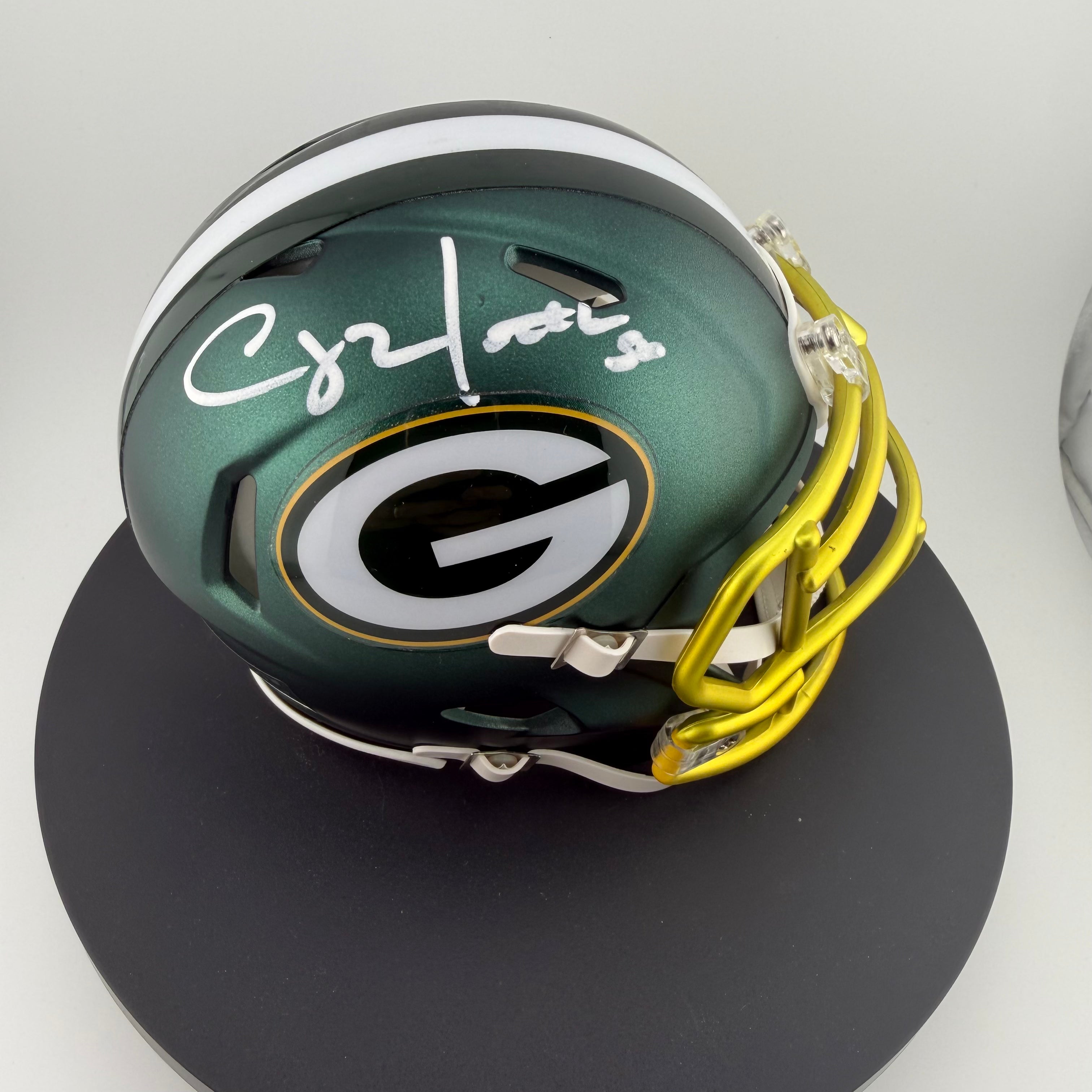 Clay Matthews Signed Packers Blaze Mini Helmet