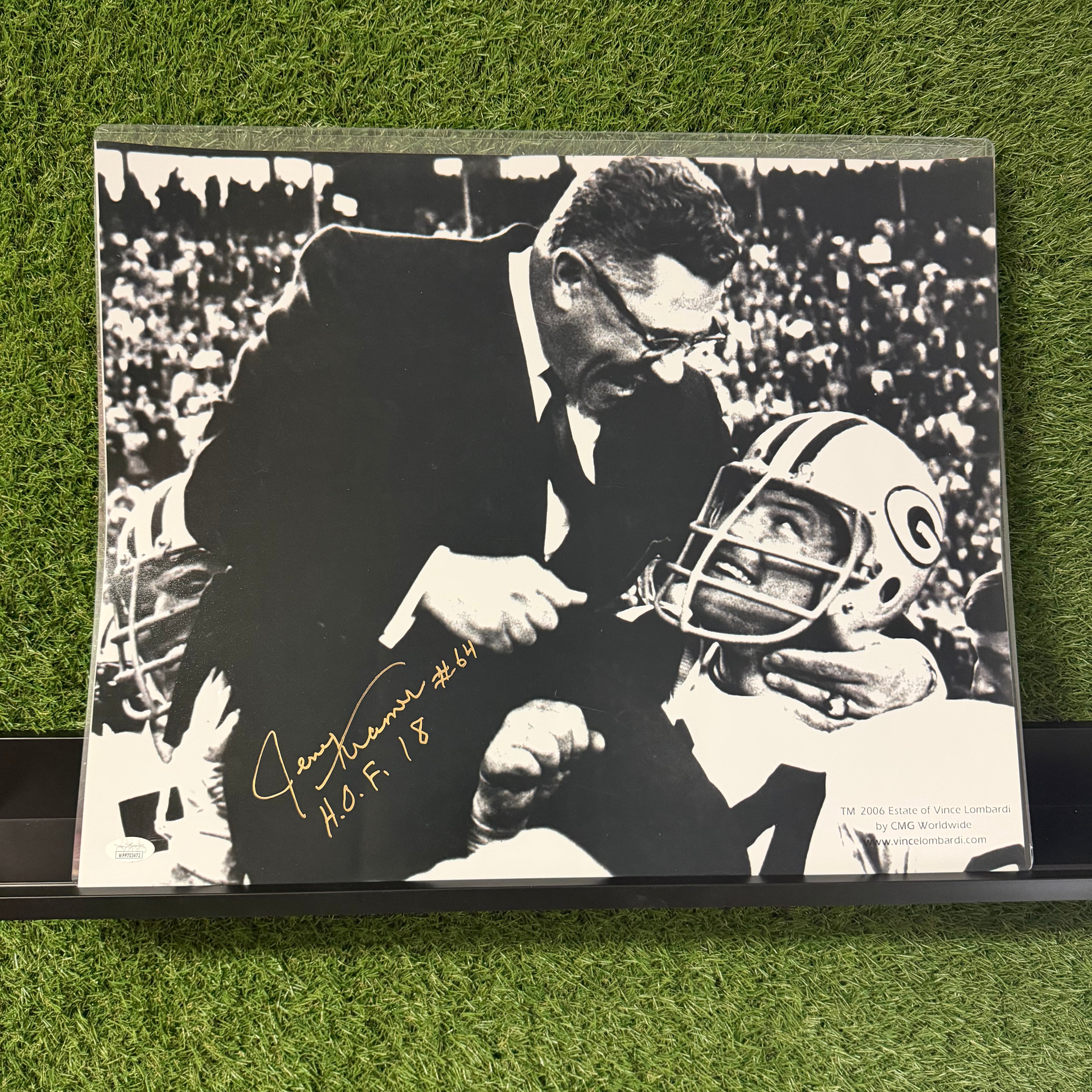 Jerry Kramer Signed 16x20