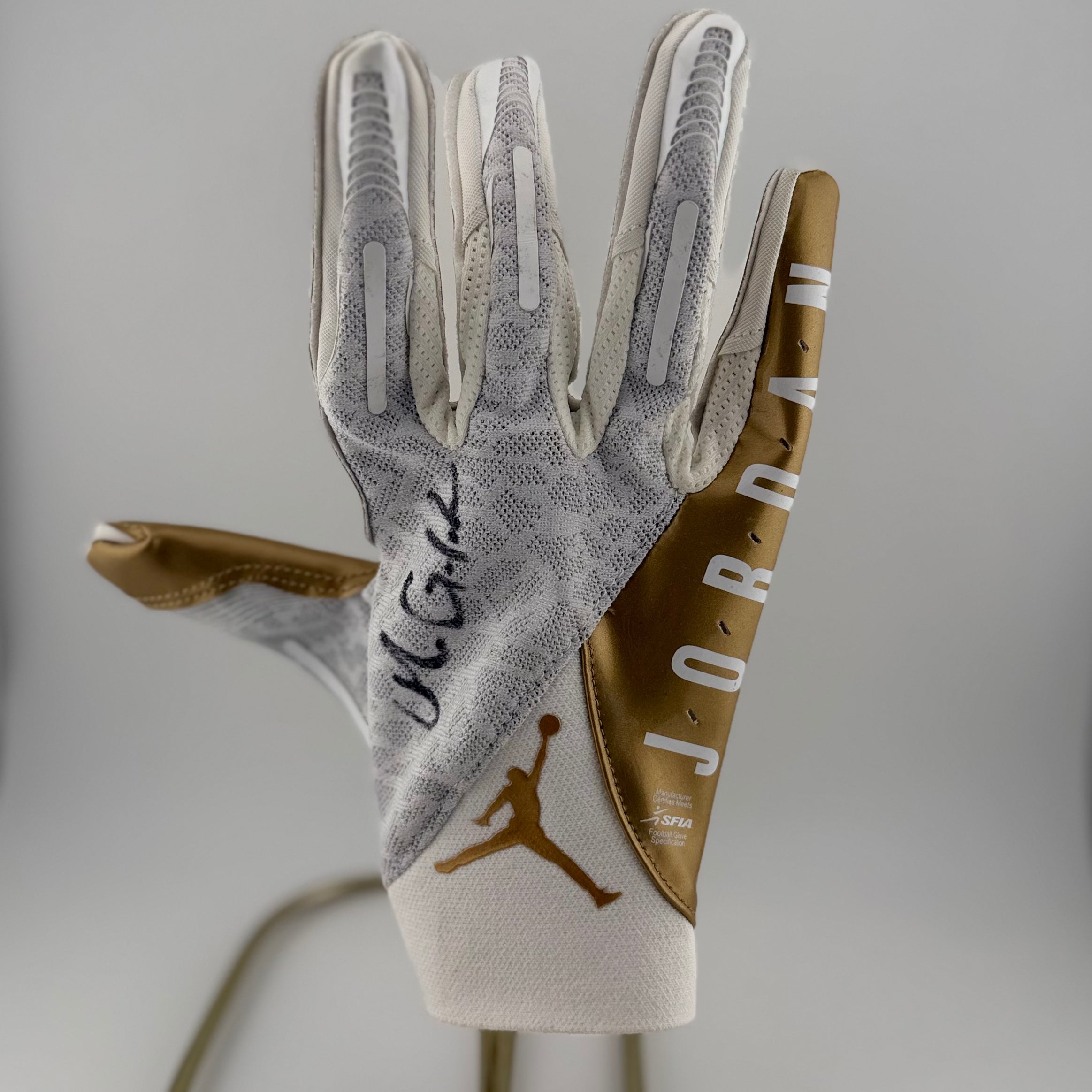 Matthew Golden Signed Jordan brand Receiver Gloves