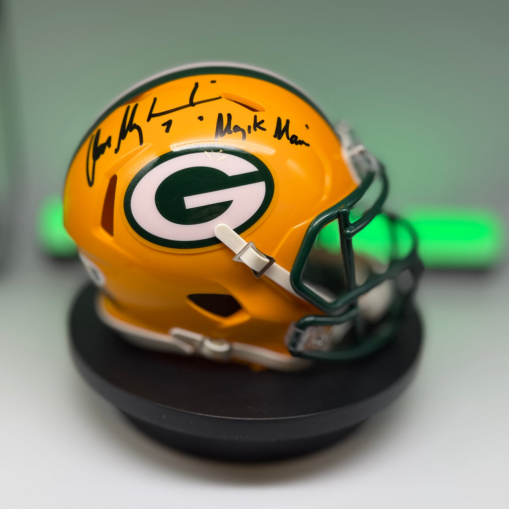 Don Majkowski Signed Mini Helmet "Majik Man"