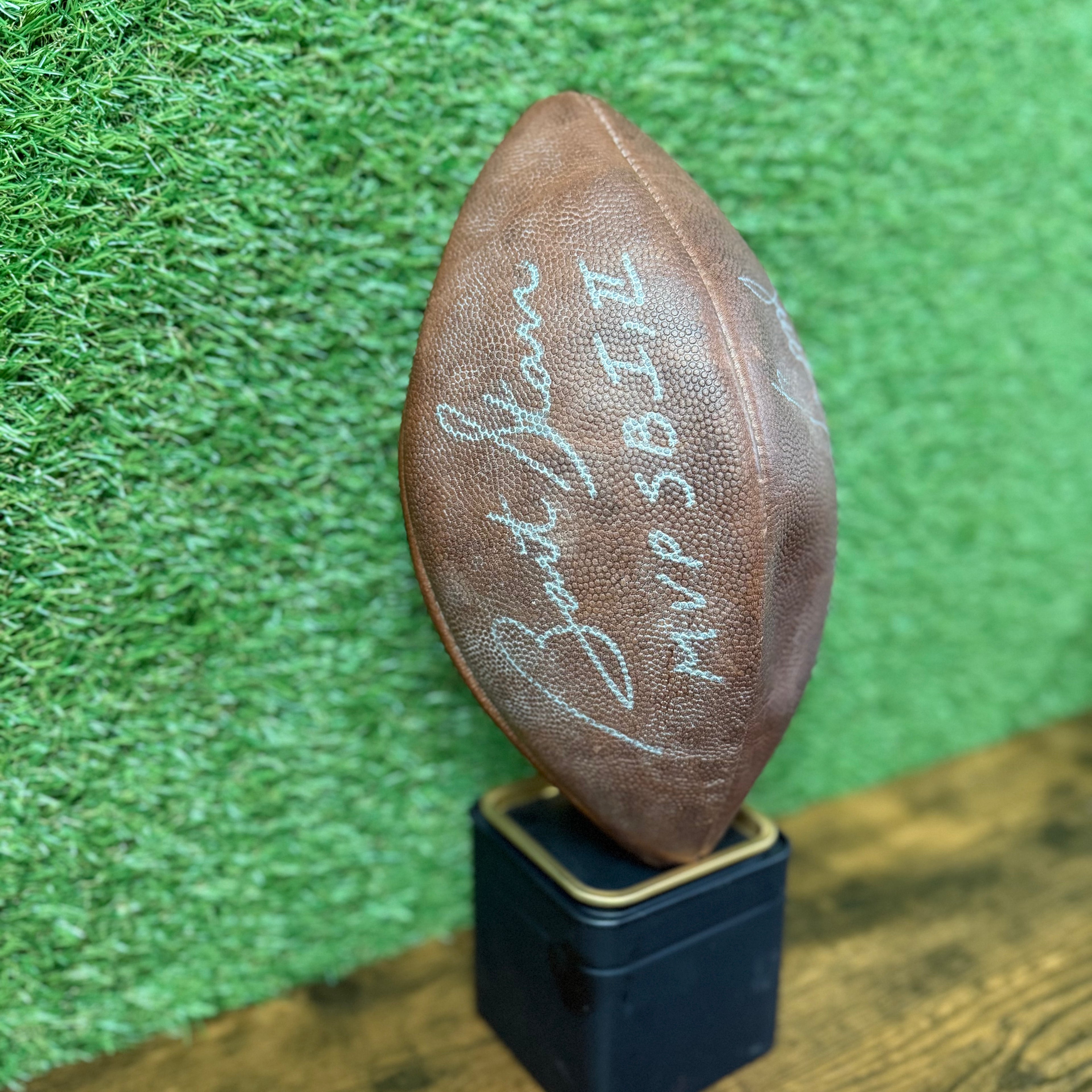 Bart Starr/Brett Favre Signed Authentic Duke Football