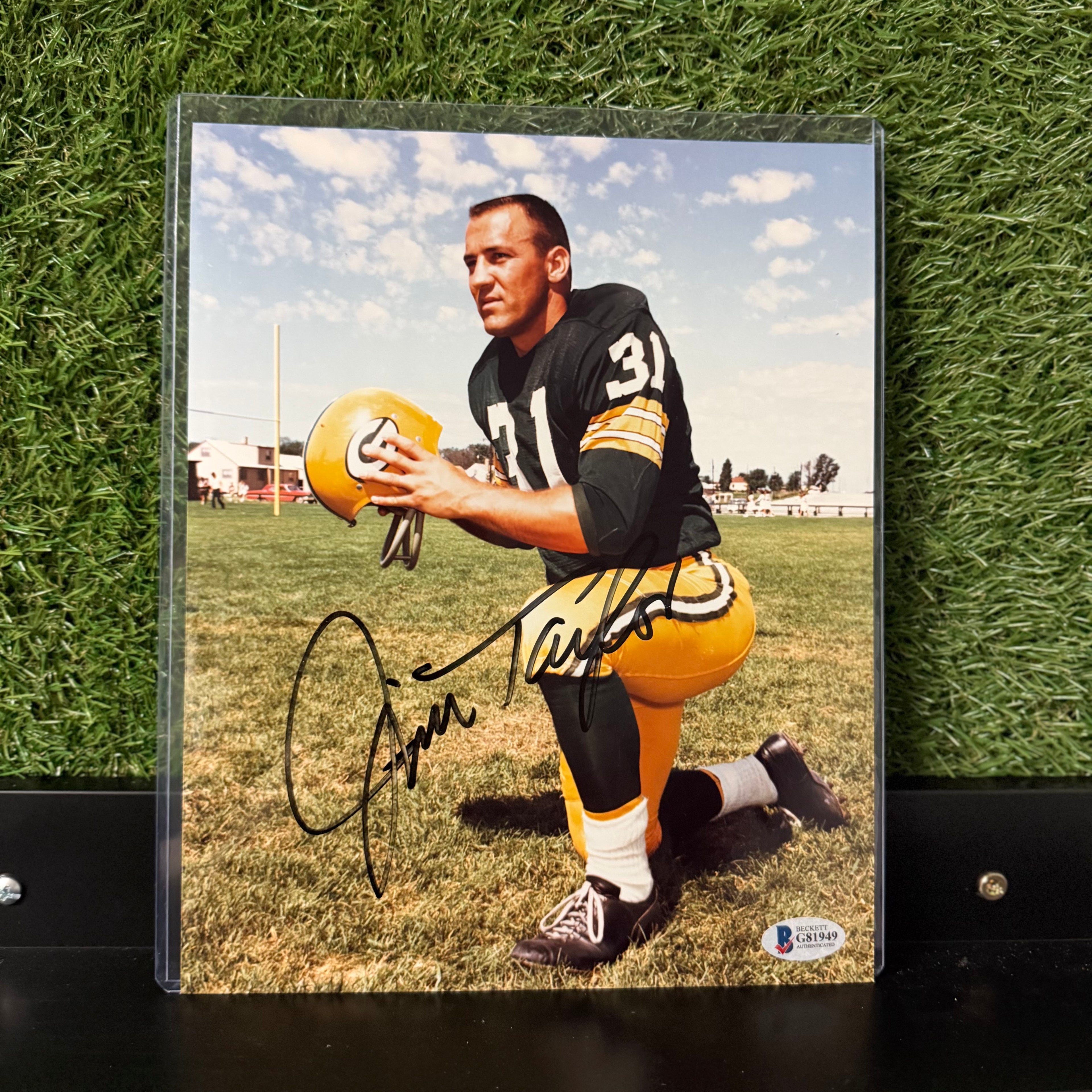 Jim Taylor Signed 8x10