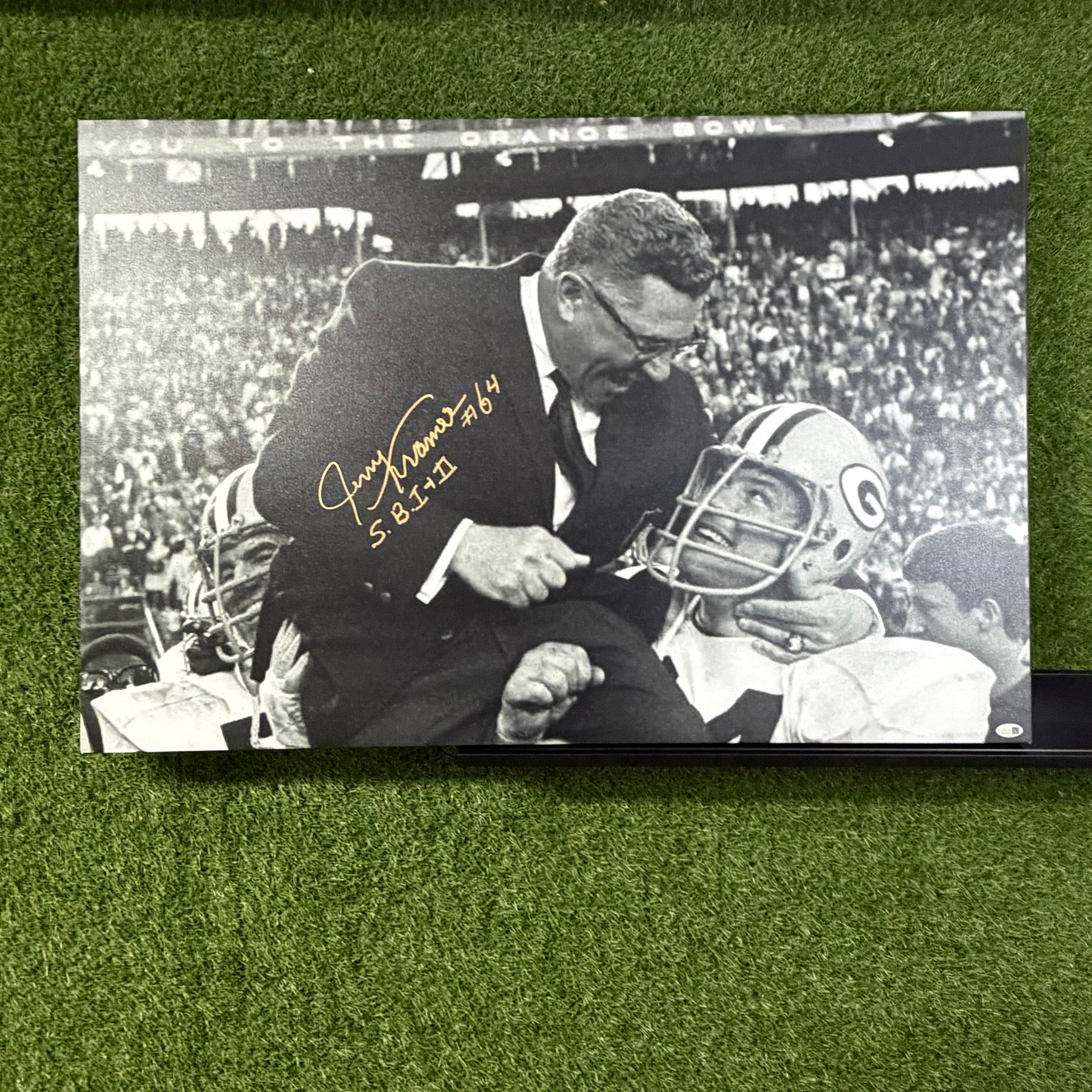 Jerry Kramer 2' x 3' canvas