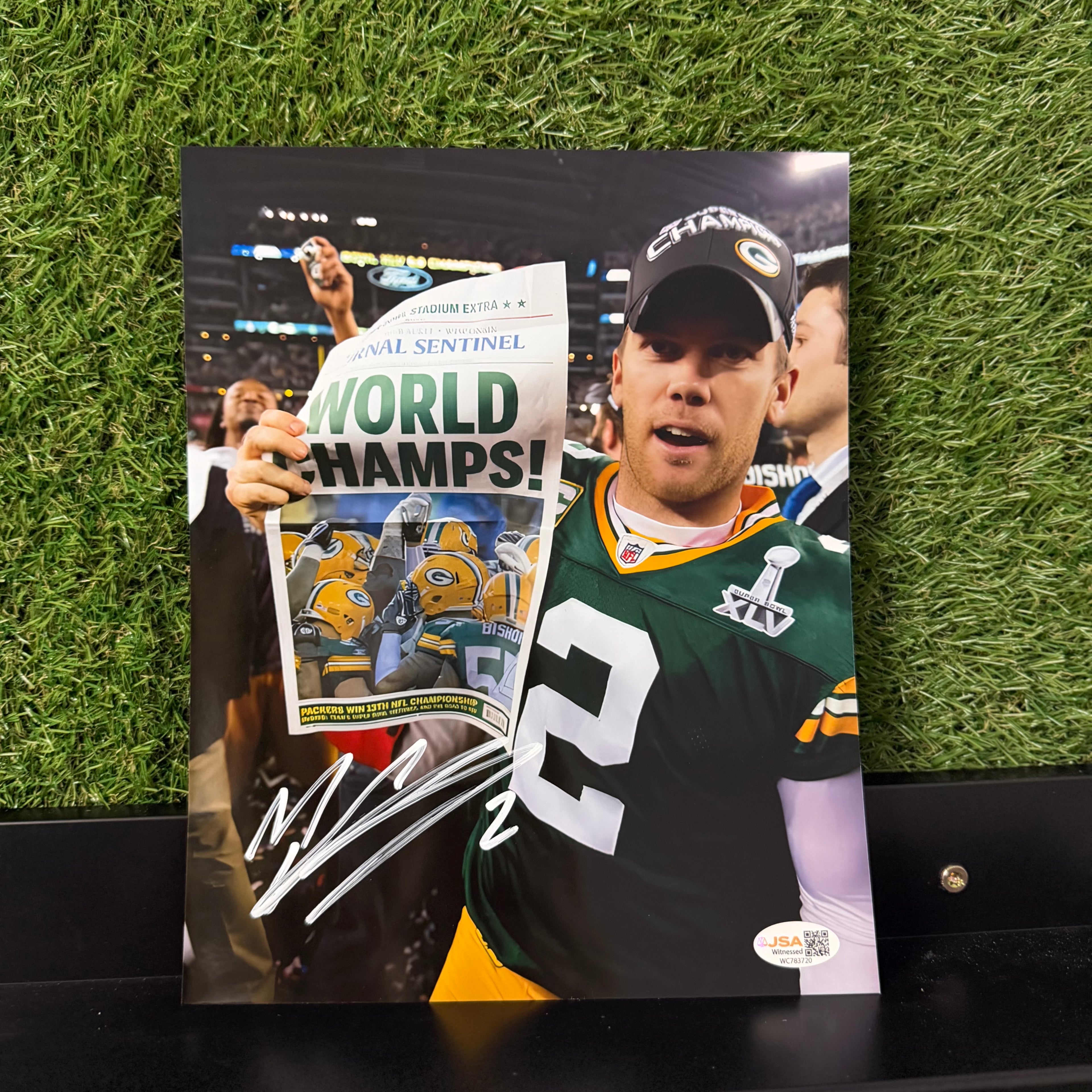 Mason Crosby Signed 8x10