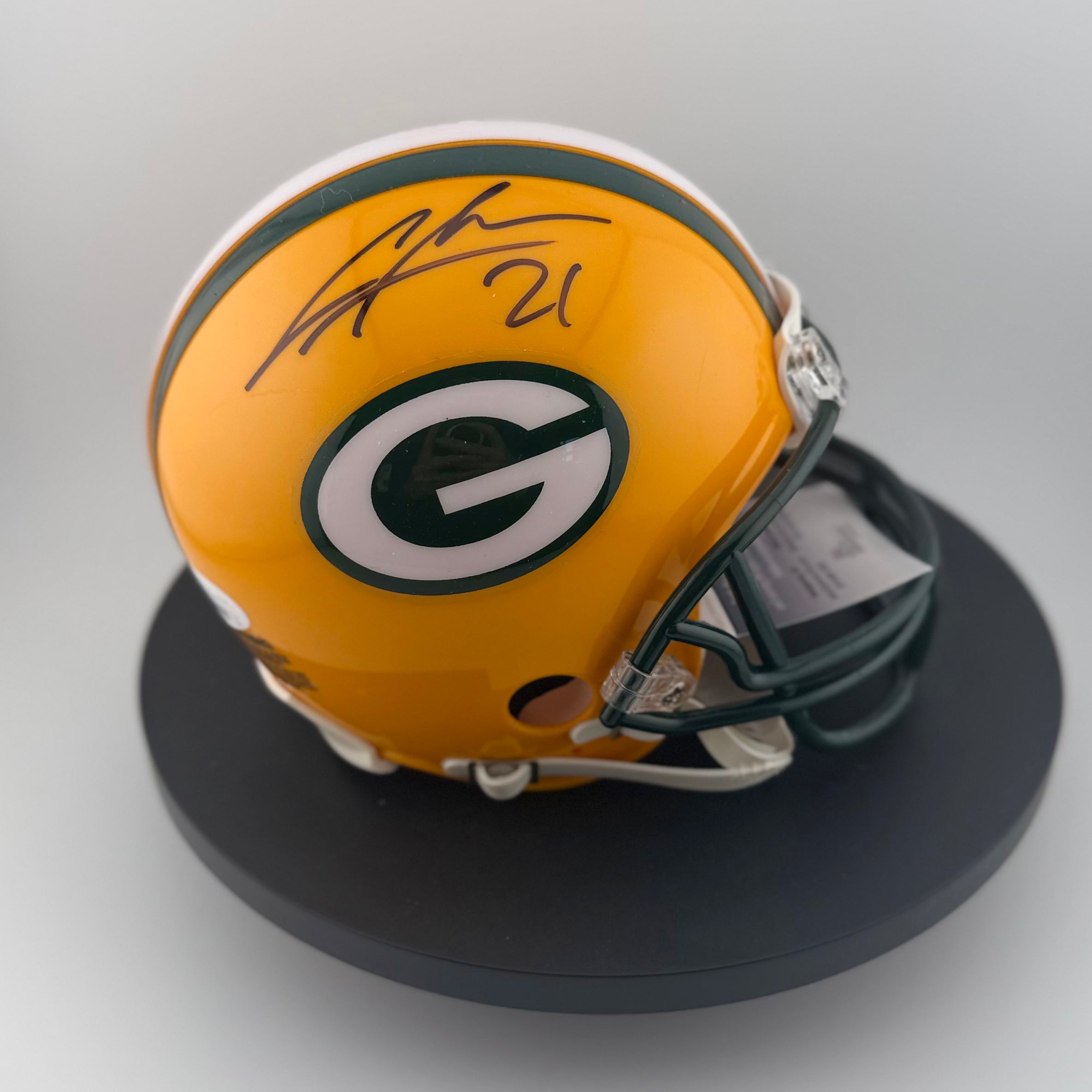Charles Woodson Signed Packers VSR4 Mini Helmet