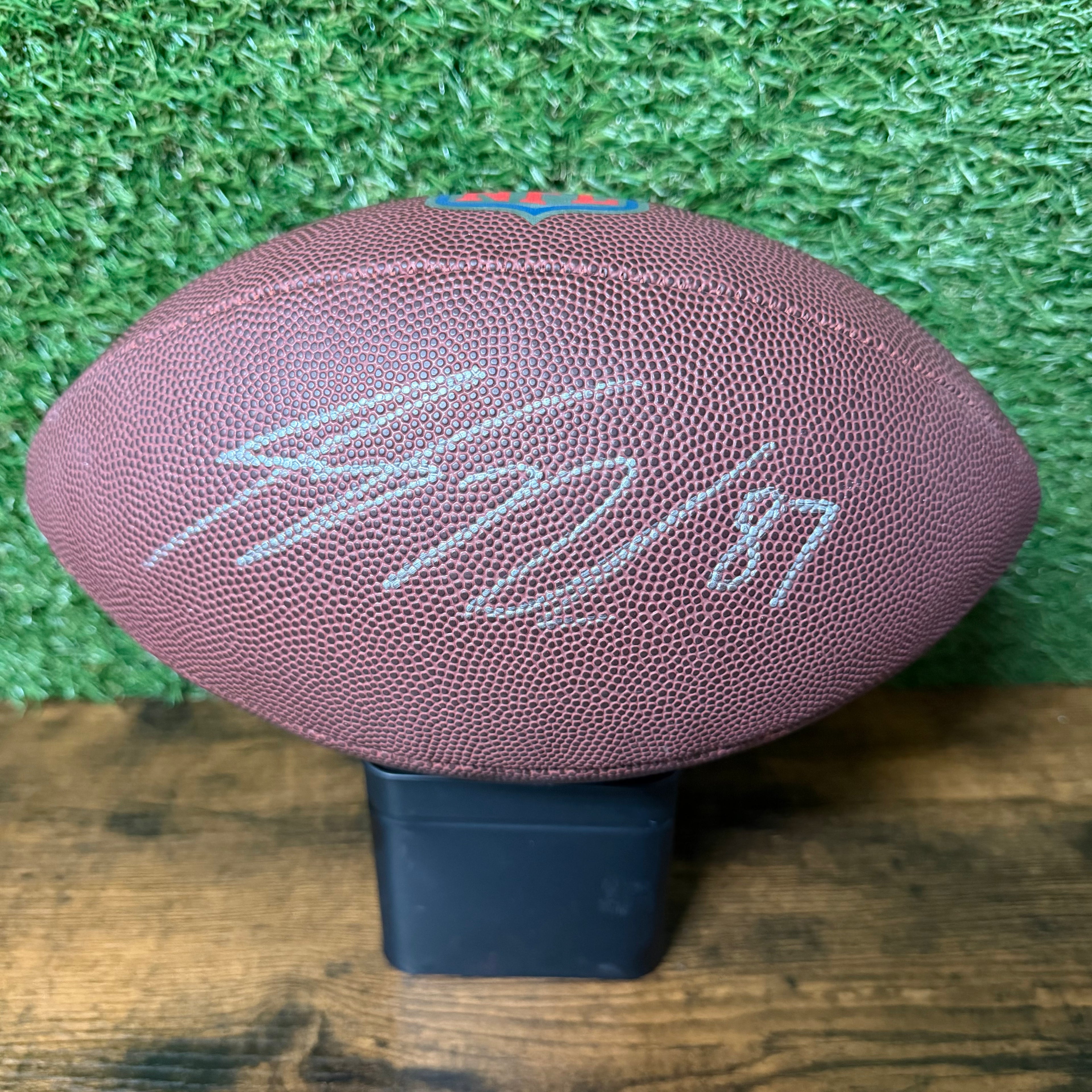 Jordy Nelson Signed Replica Duke Wilson Football