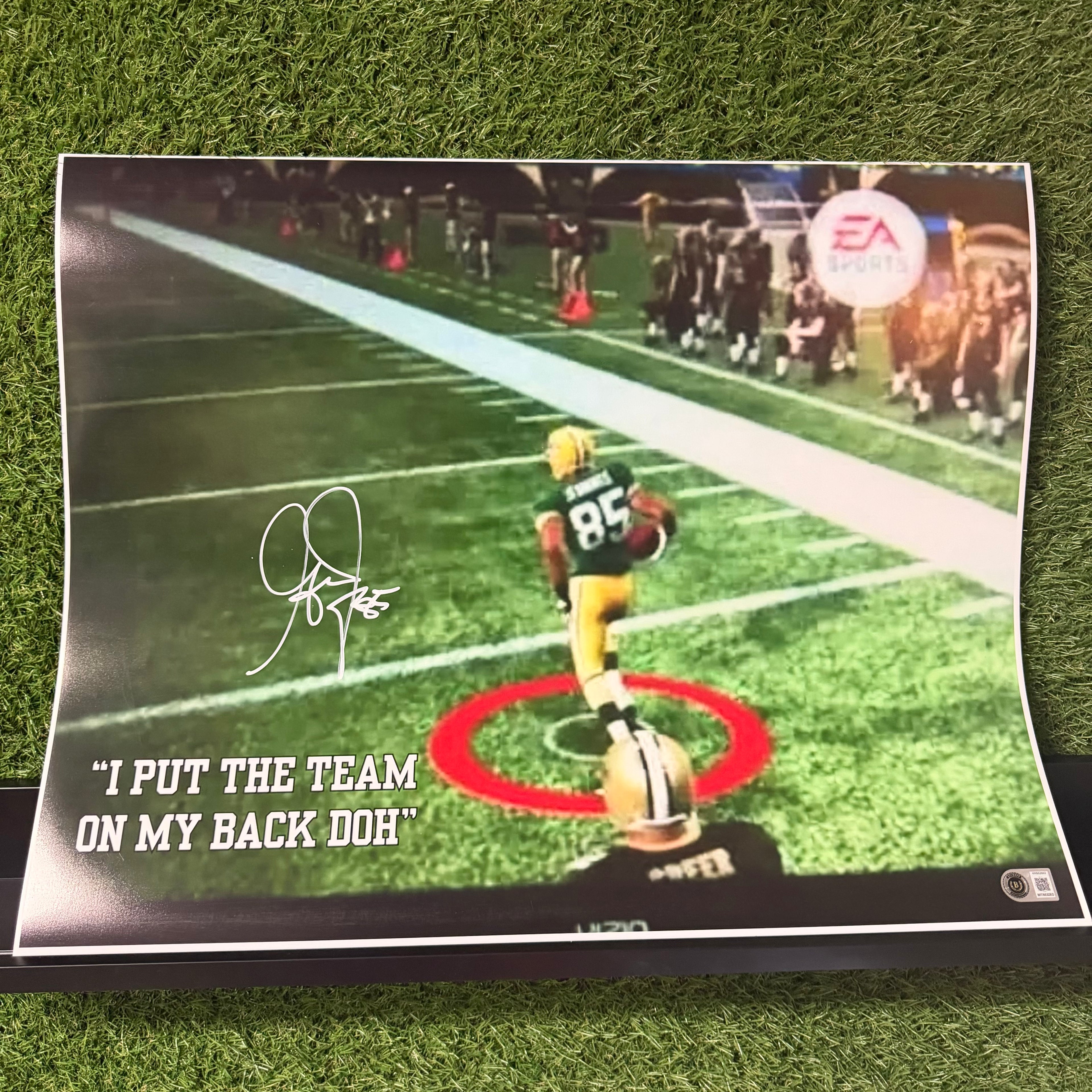 Greg Jennings Signed "Madden" 16x20!