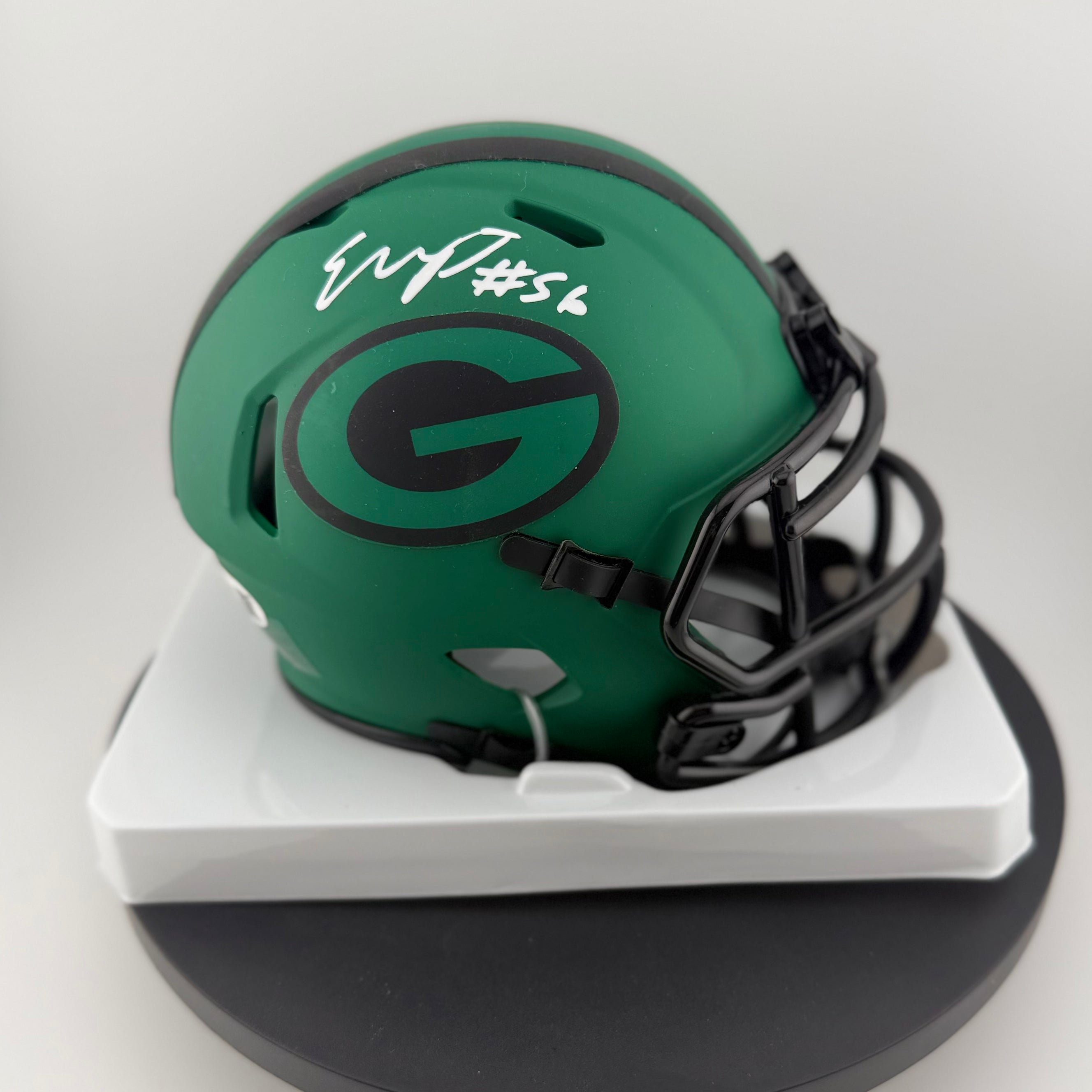 Edgerrin Cooper Signed Packers Rave Mini Helmet