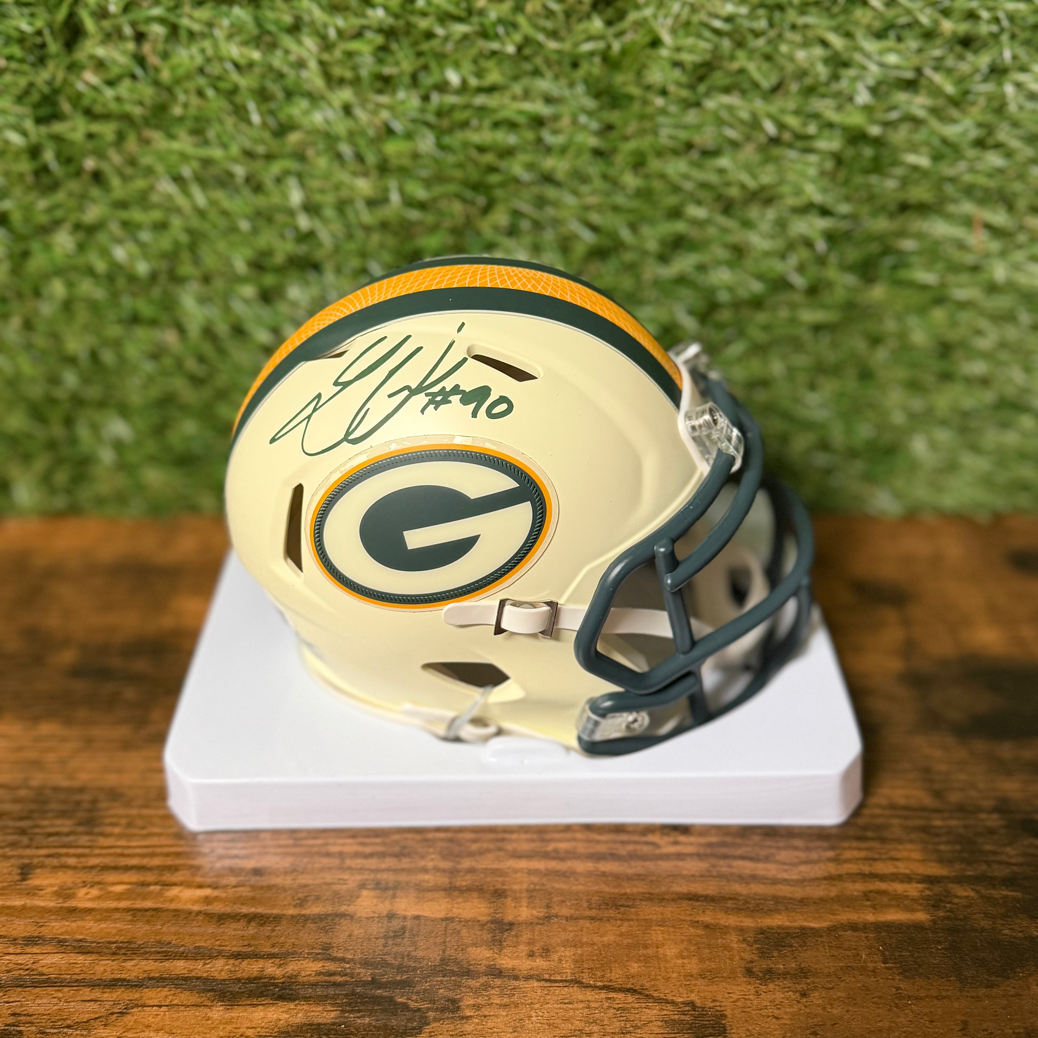 Lukas Van Ness Signed Rivalry Mini Helmet – Clubhouse Sports LLC