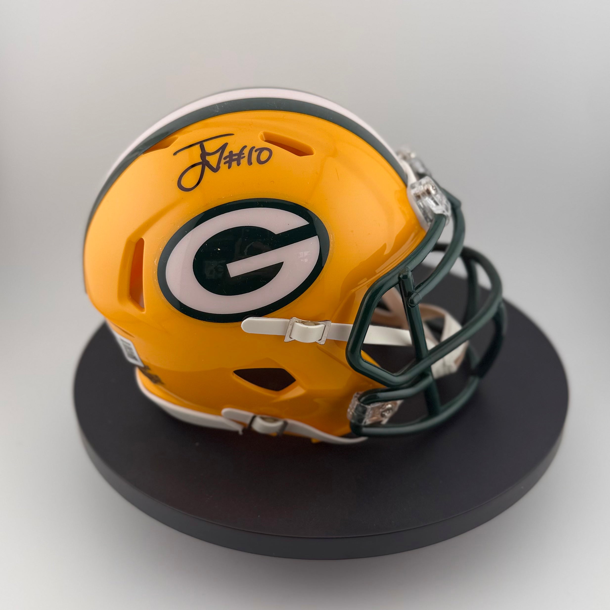 Jordan Love Signed Packers Speed Mini Helmet