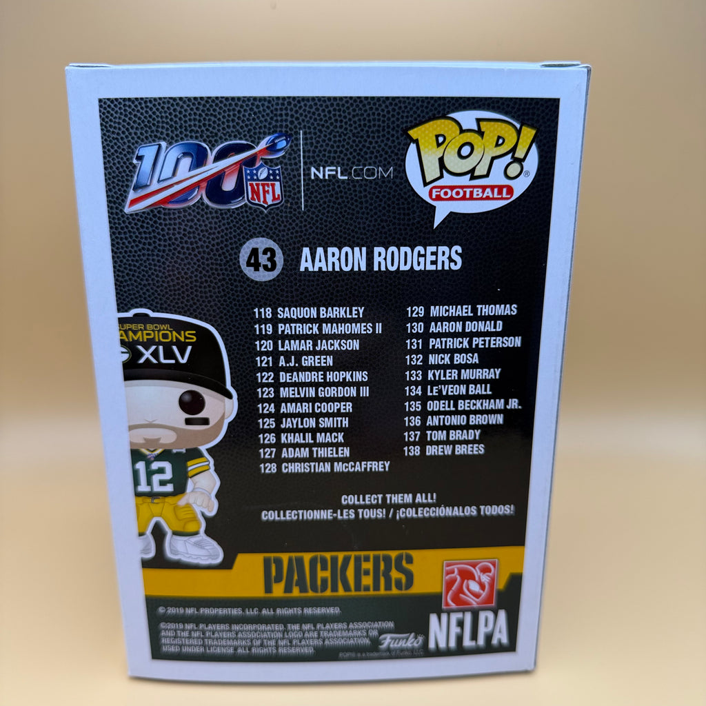 Aaron Rodgers Super Bowl XLV Funko Pop