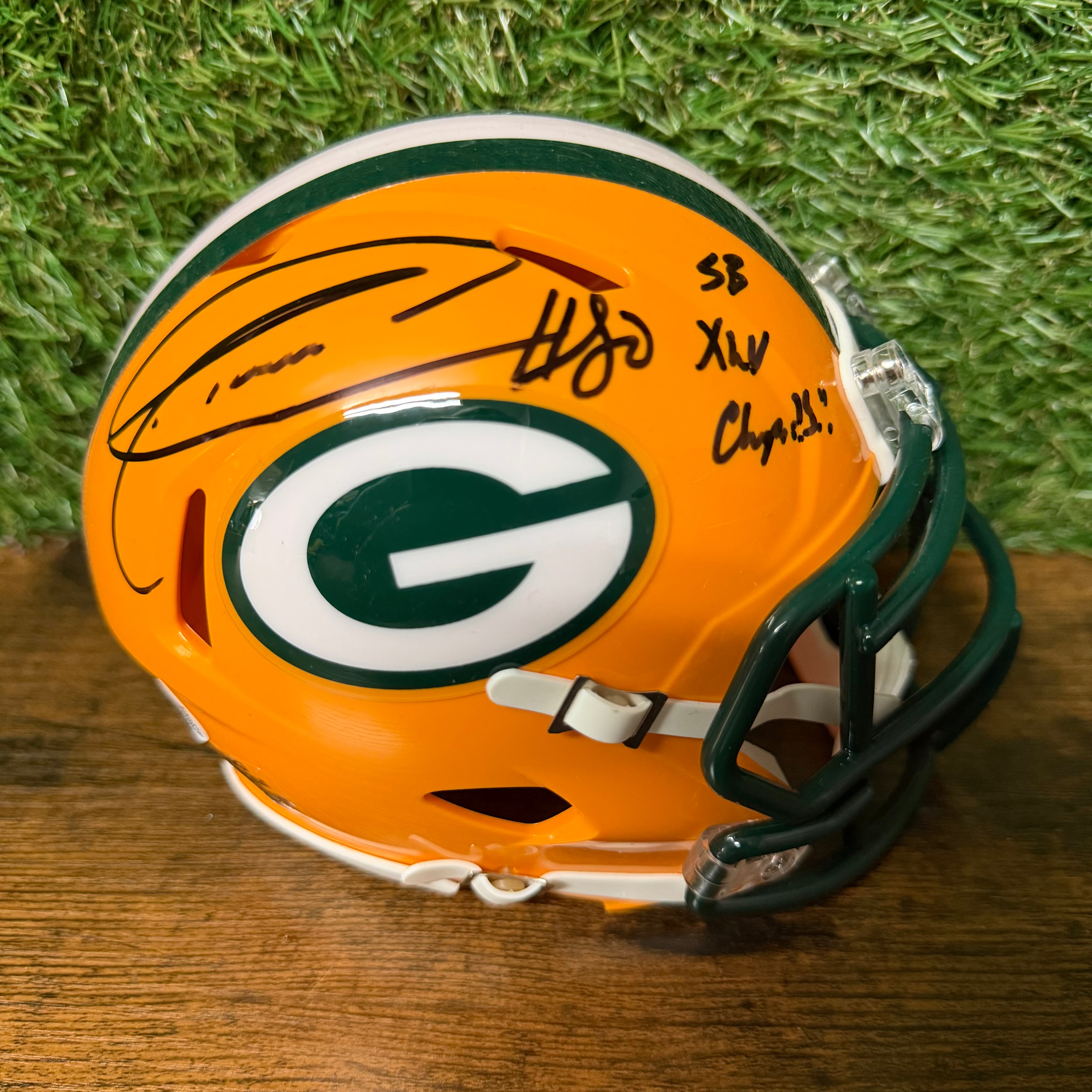 Donald Driver Signed Speed Mini w/ inscription
