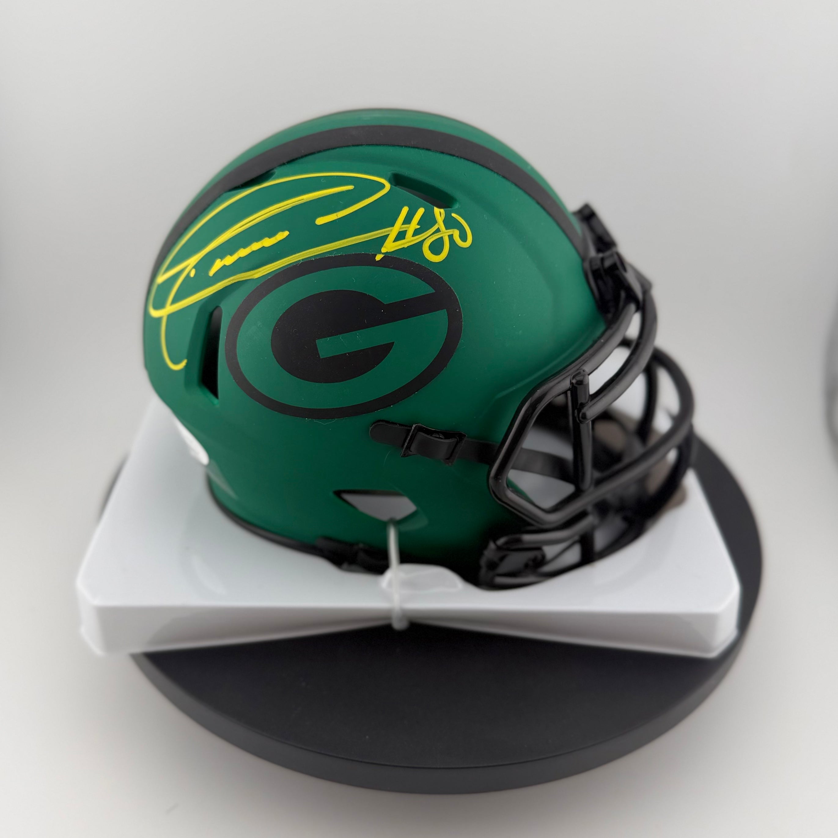 Donald Driver Signed Packers Rave Mini Helmet