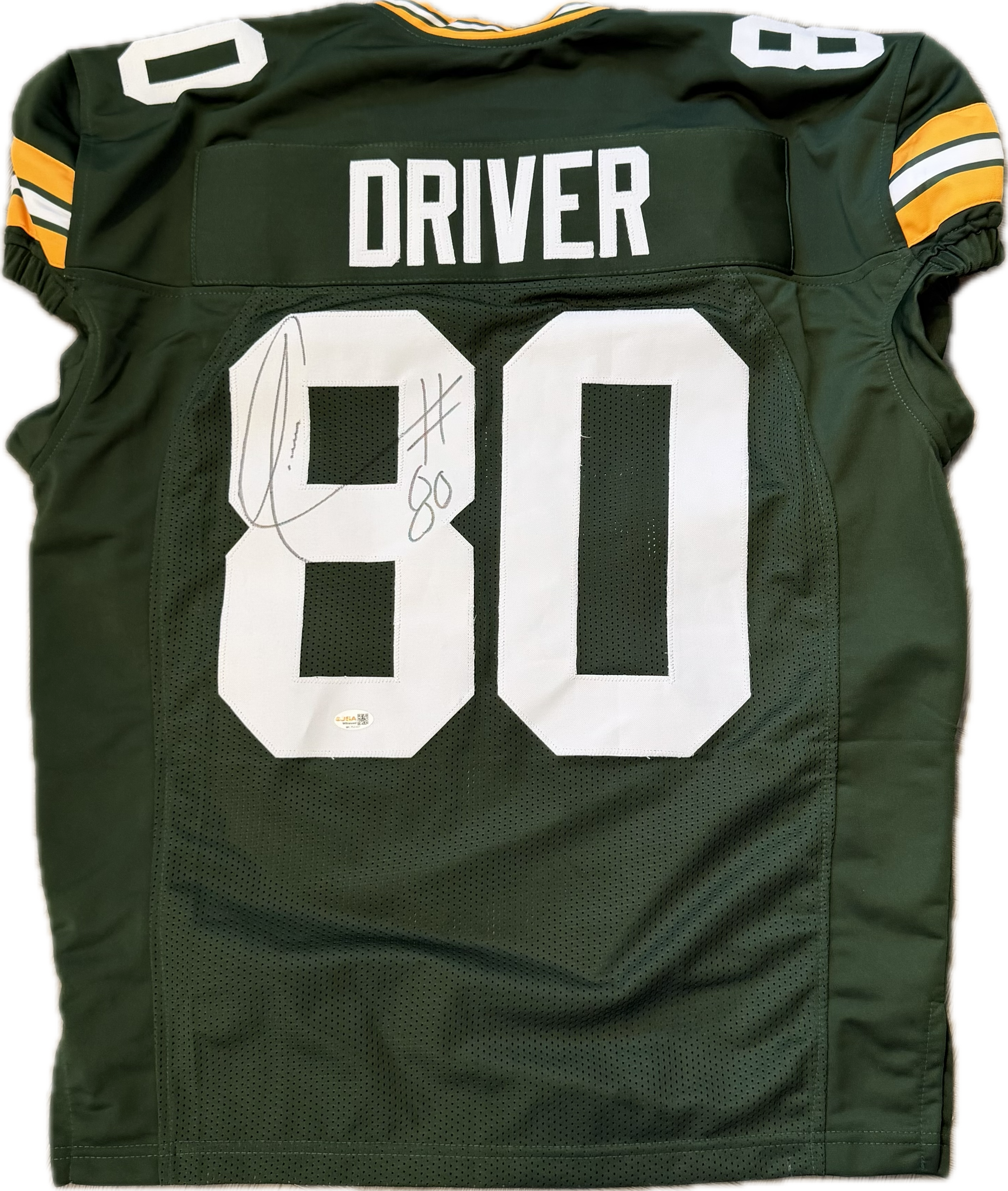 Donald Driver Signed Custom/Replica Jersey- Game Cut!