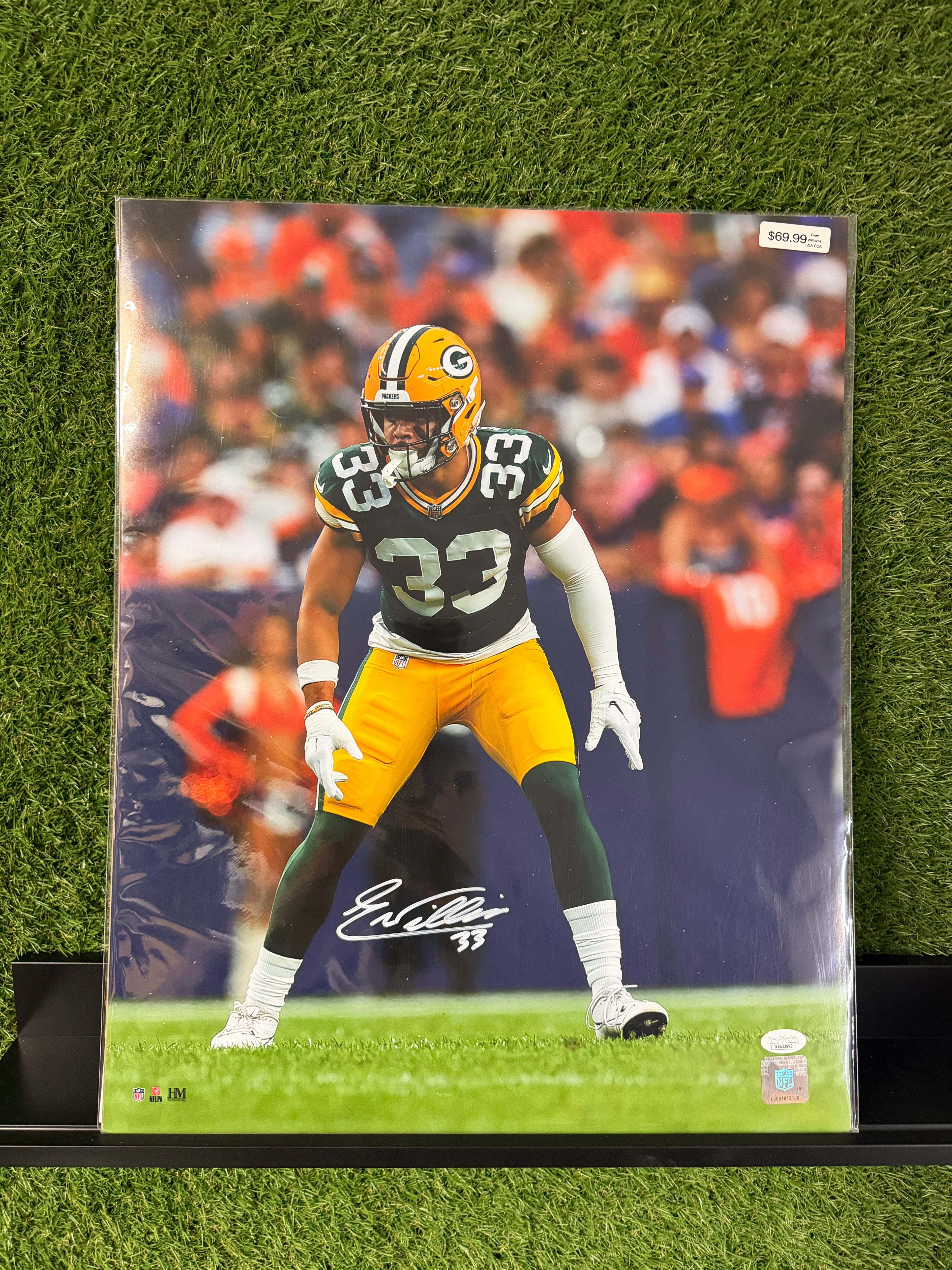 Evan Williams Signed 16x20