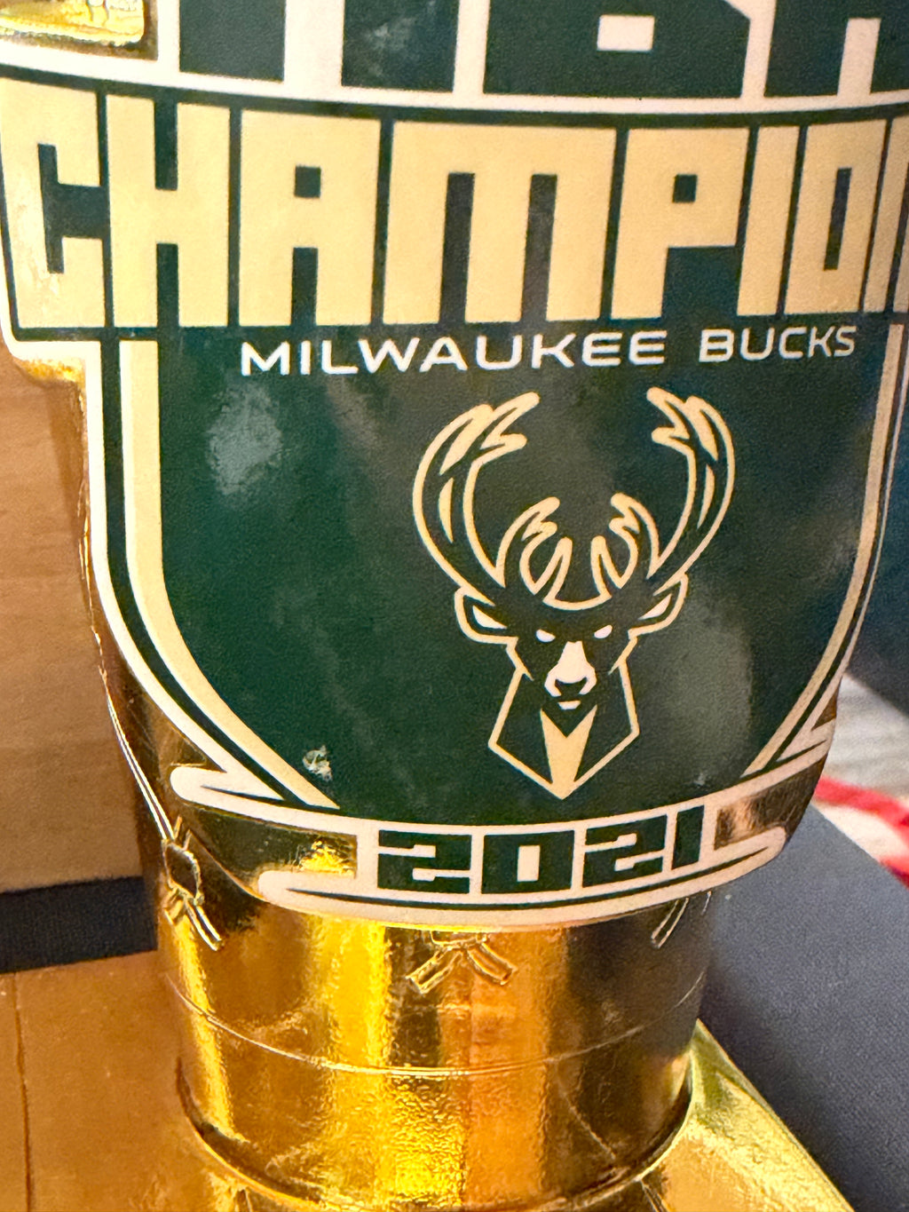 Milwaukee Bucks Championship Trophy Replica