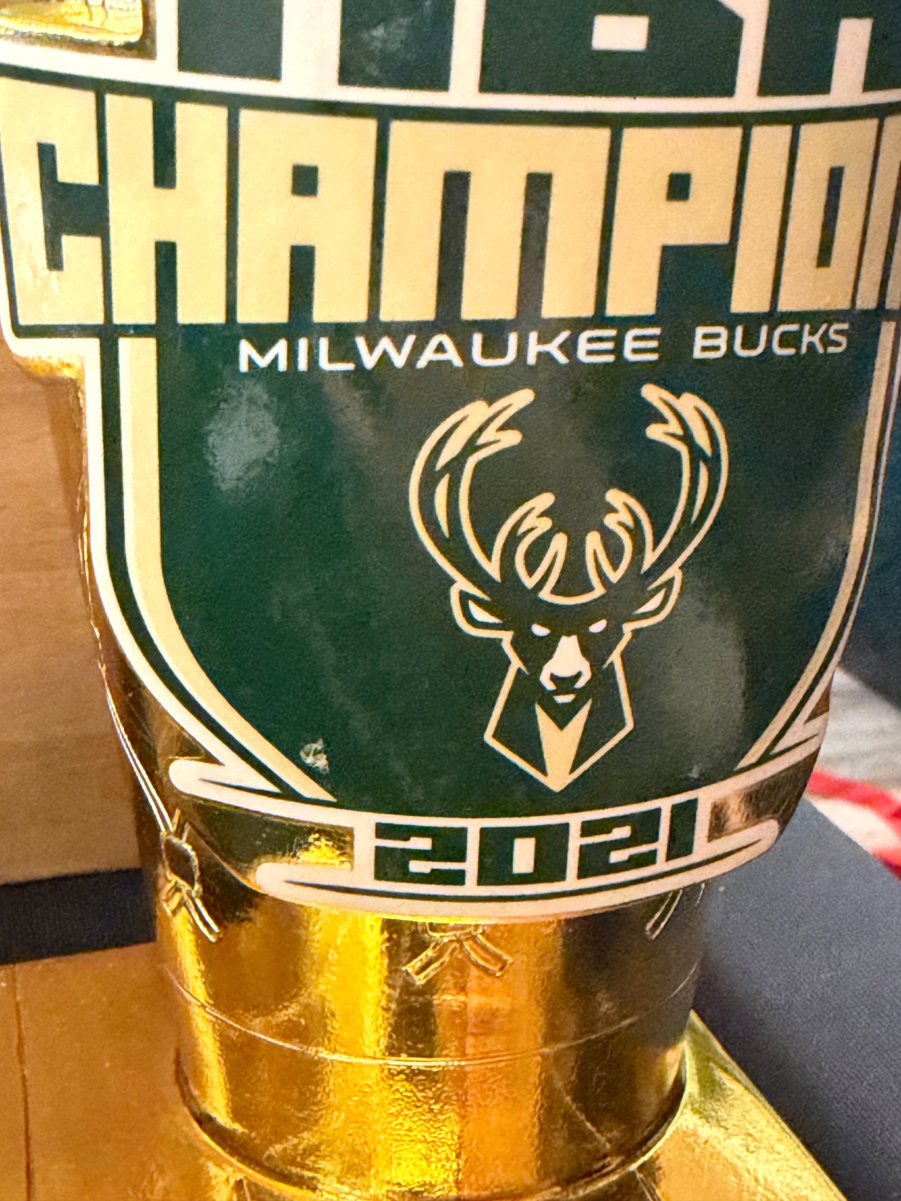Milwaukee Bucks Championship Trophy Replica