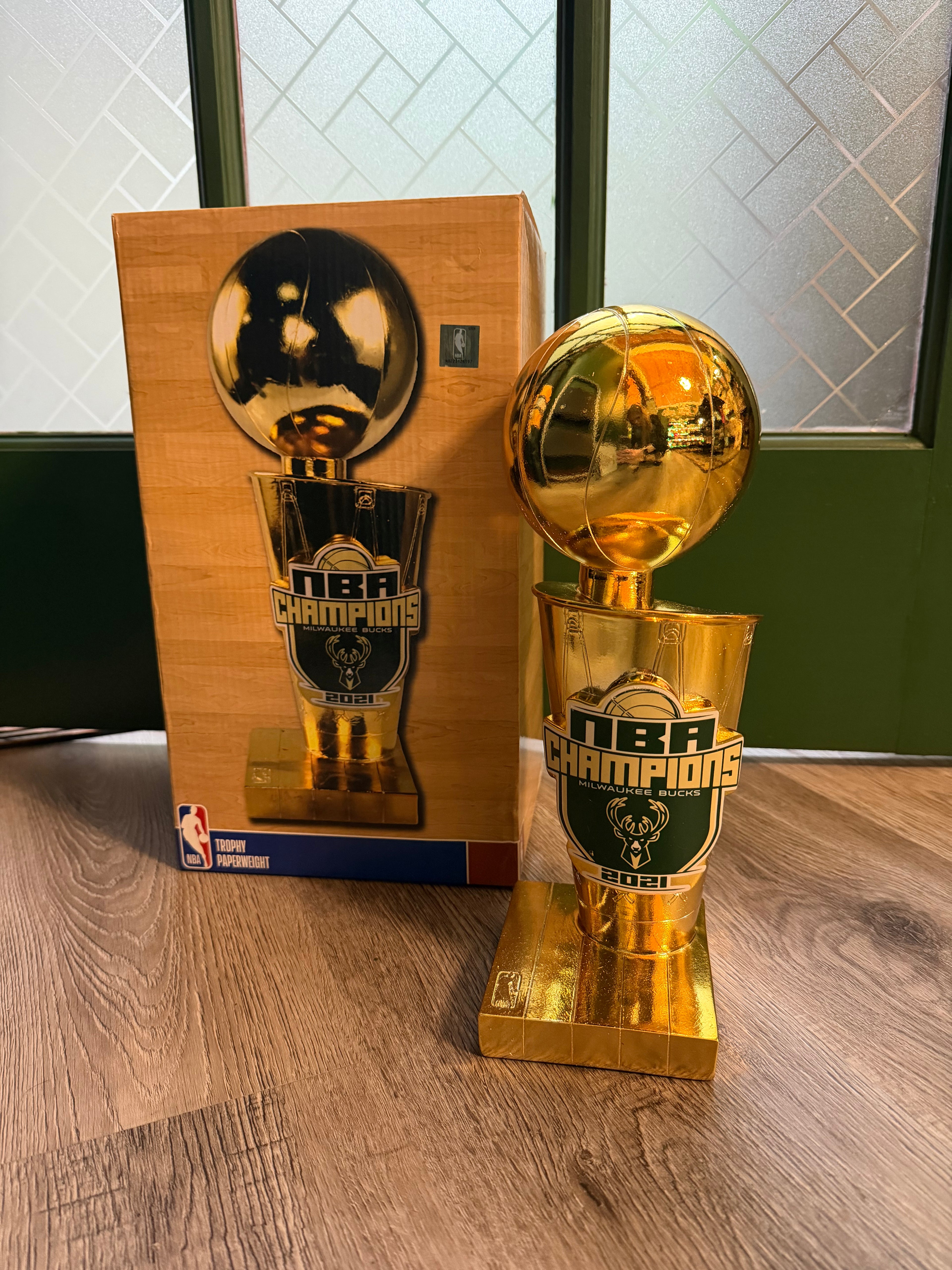 Milwaukee Bucks Championship Trophy Replica
