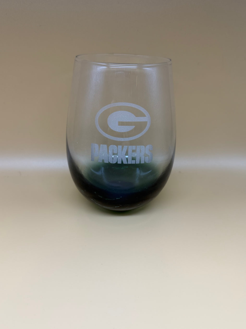 Packers logo Stemless Glass Set- 2 pack