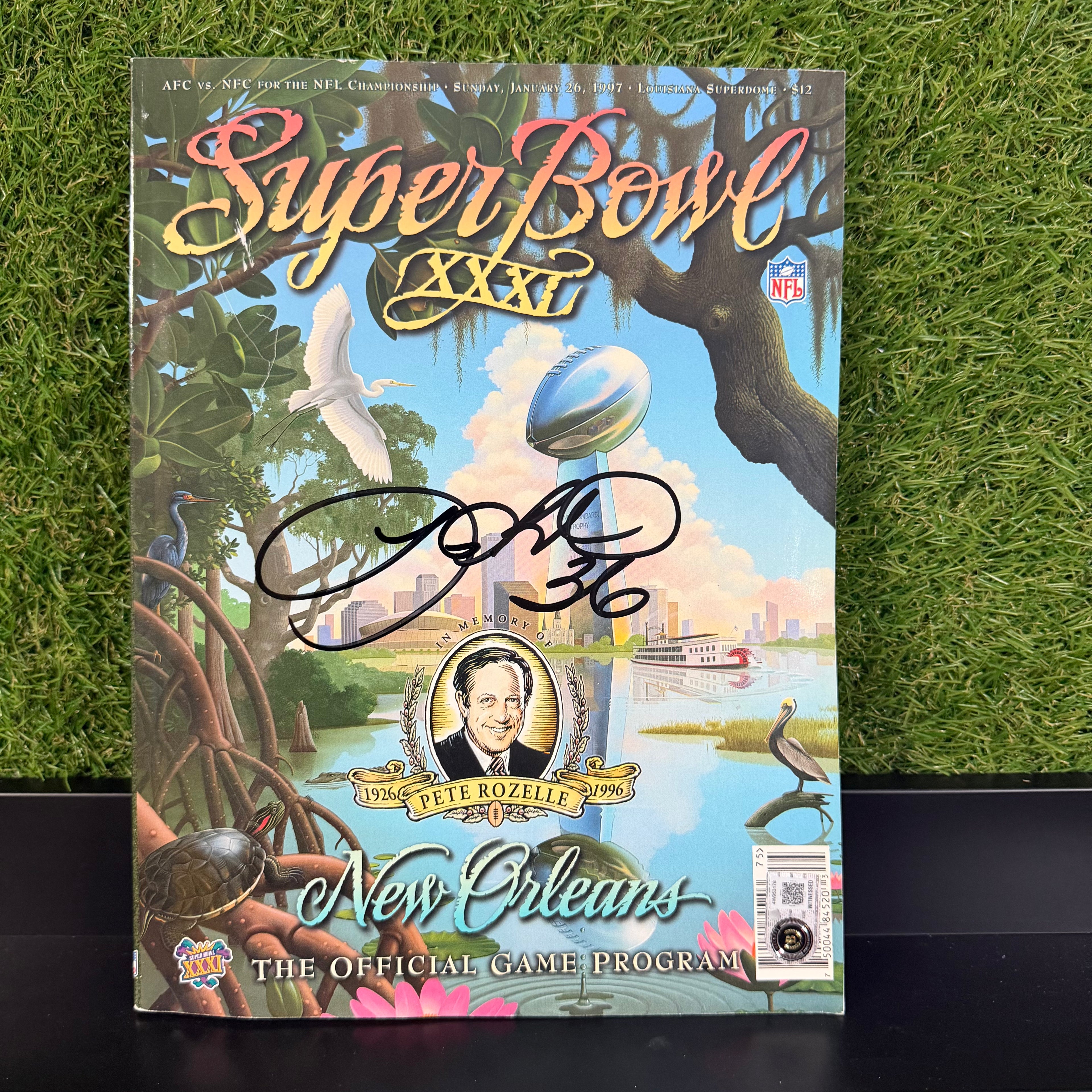 Leroy Butler Signed Super Bowl XXXI Program