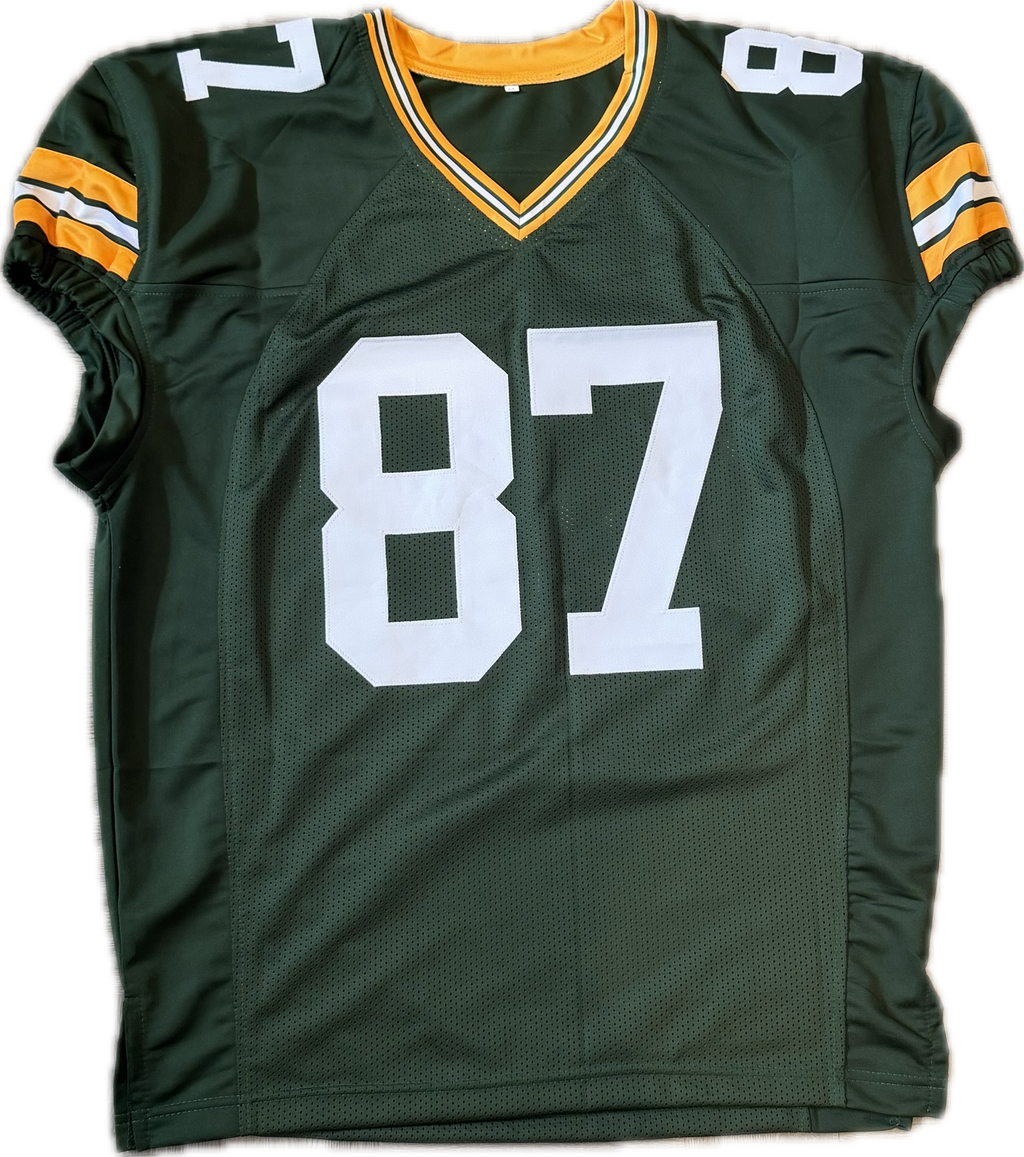 Jordy Nelson Custom/Replica Signed Jersey- Game cut!