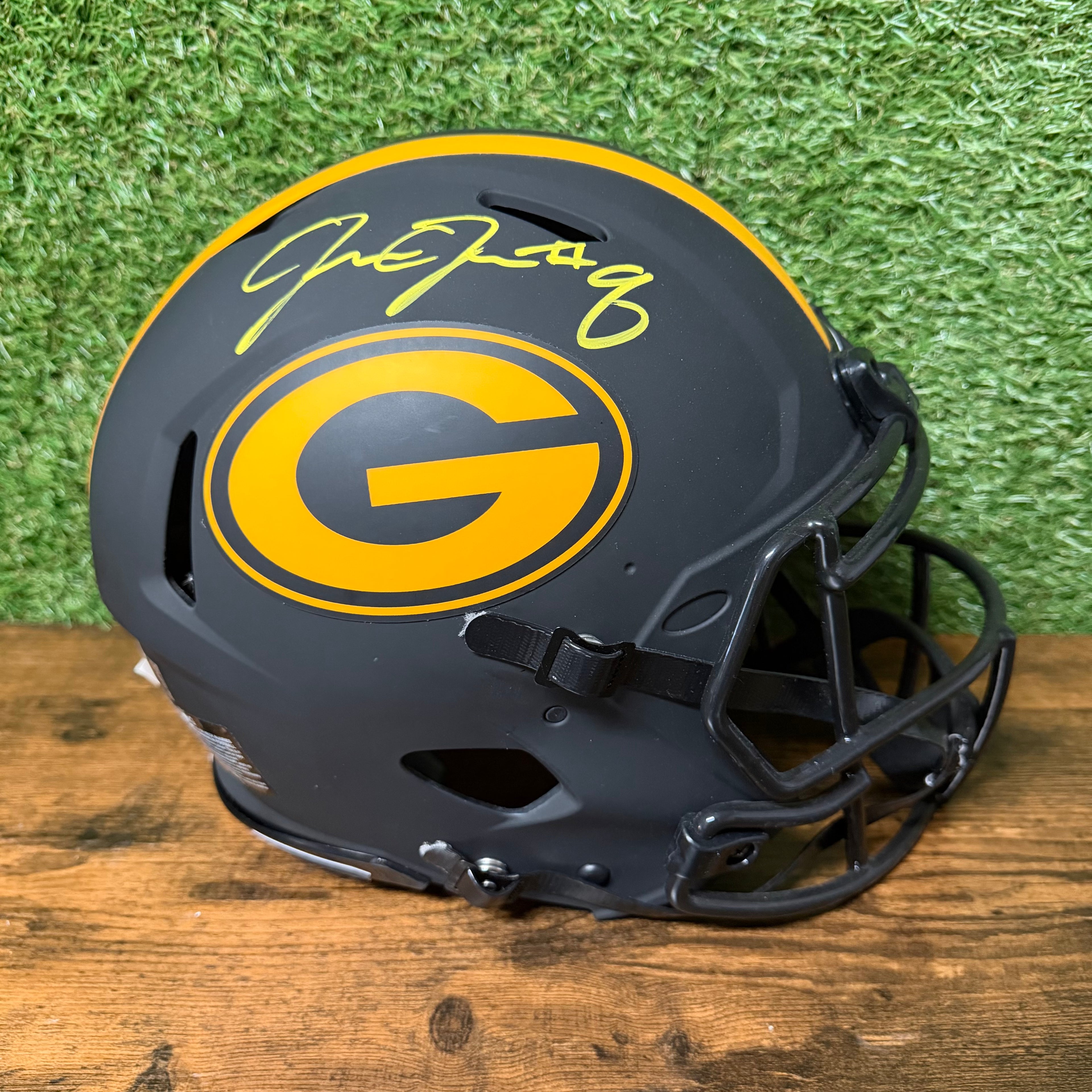 Josh Jacobs Eclipse Full Size Authentic Packers Helmet
