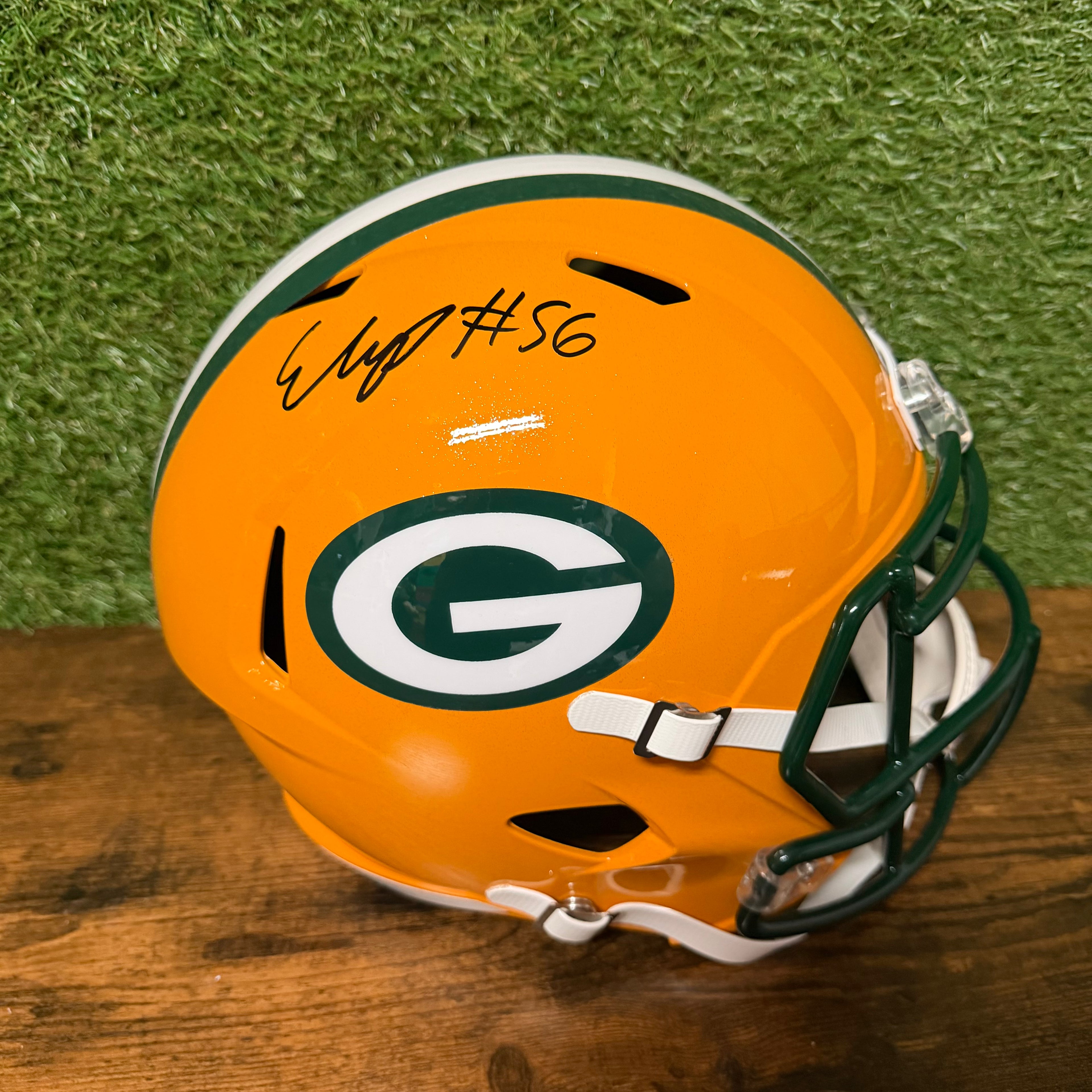 Edgerrin Cooper Full Size Rep Packers Helmet