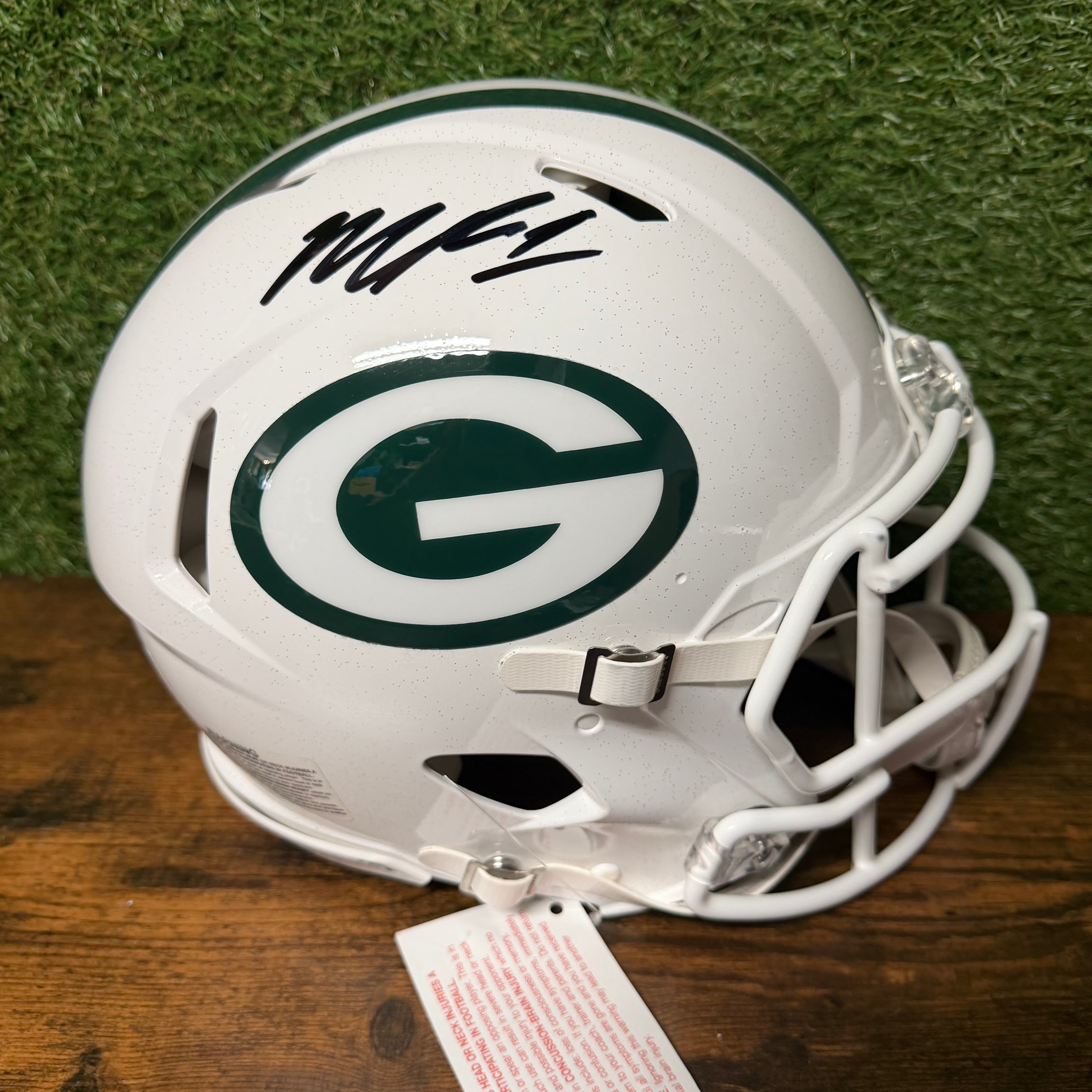 Micah Parsons Signed Full Size Authentic White Alt “Winter Warning” Helmet