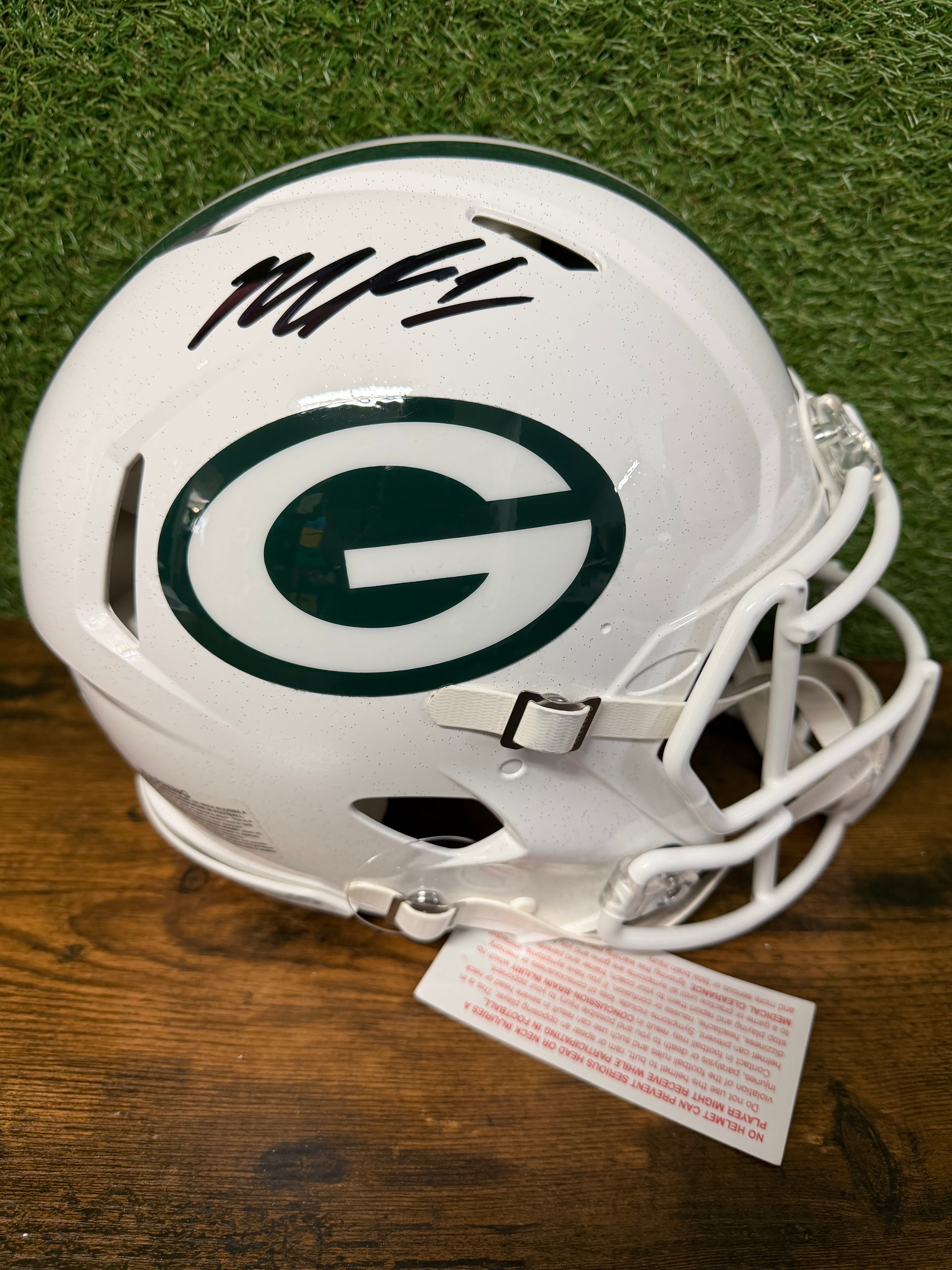 Micah Parsons Signed Full Size Authentic White Alt Helmet