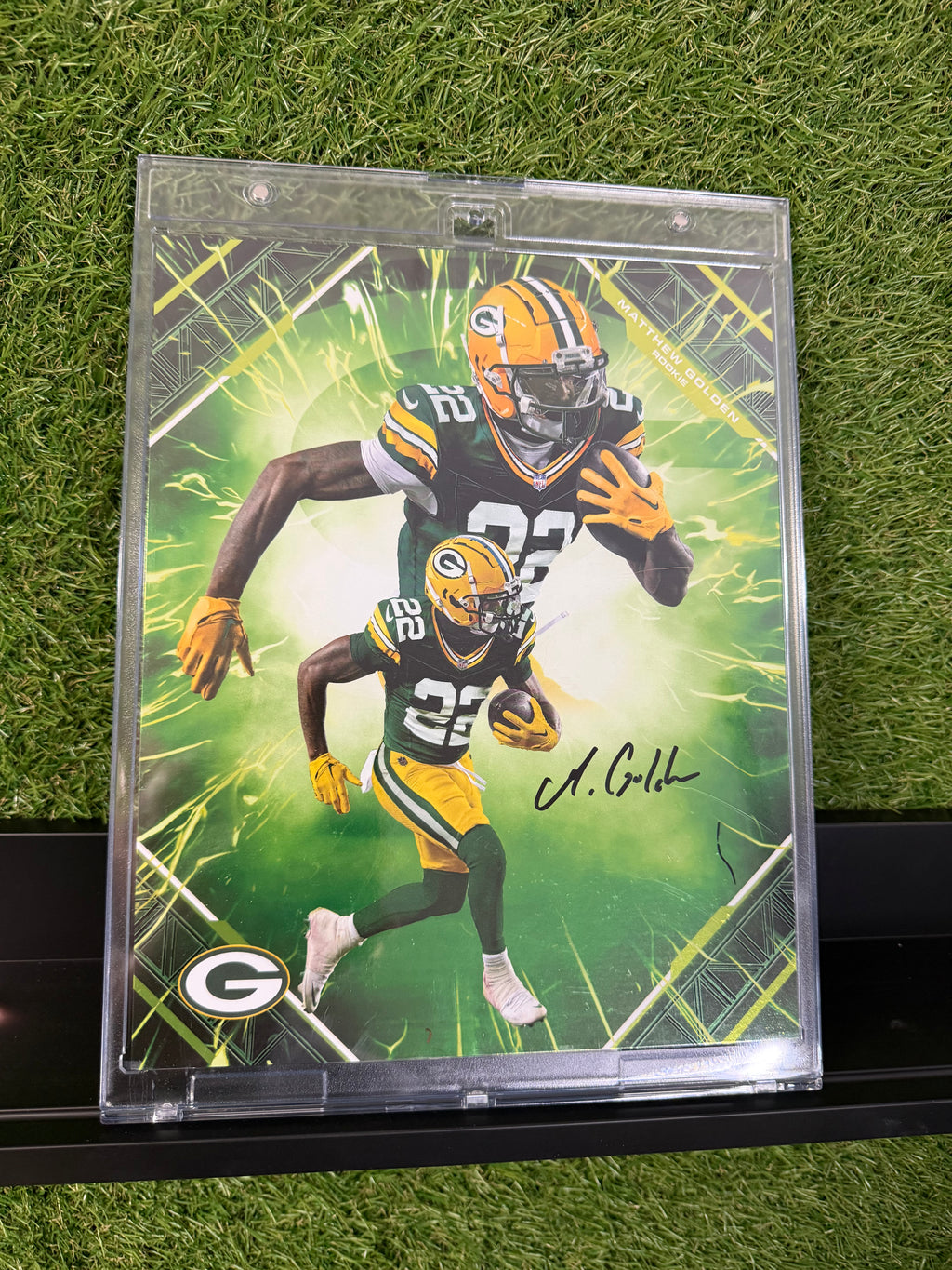 Matthew Golden Signed Fanatics Emanate Green /99