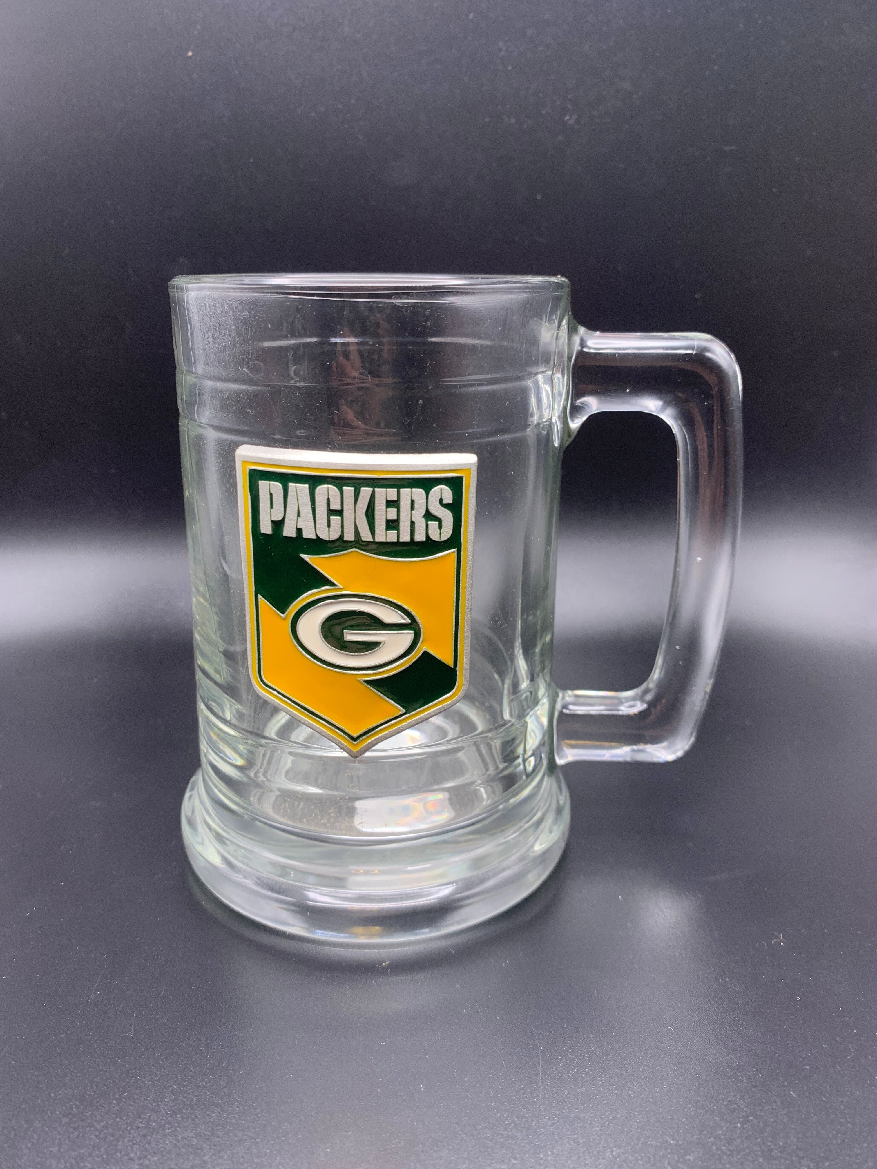 Packers Crest Logo 15oz Glass Tankard