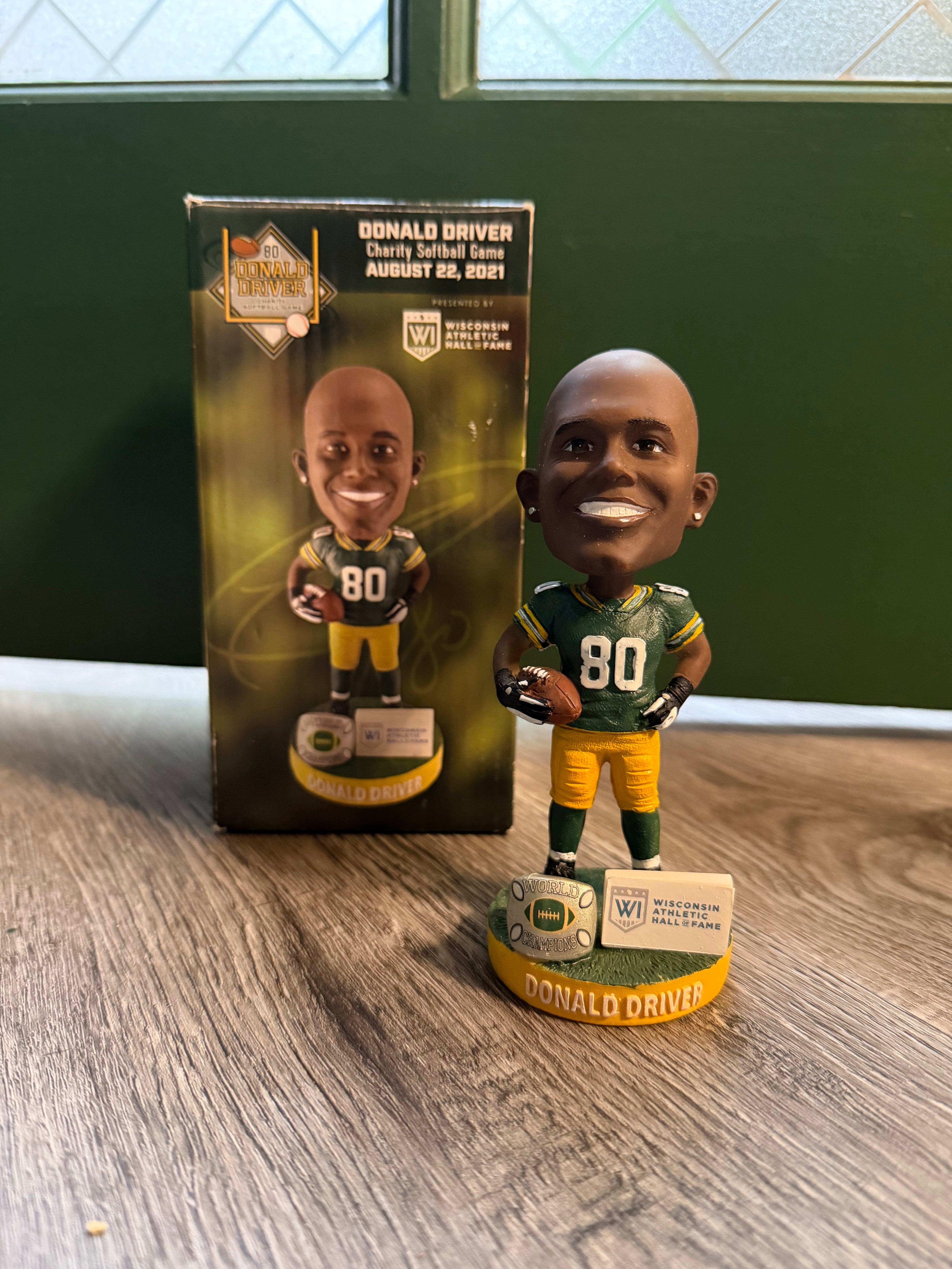 Donald Driver Softball Mini Bobblehead