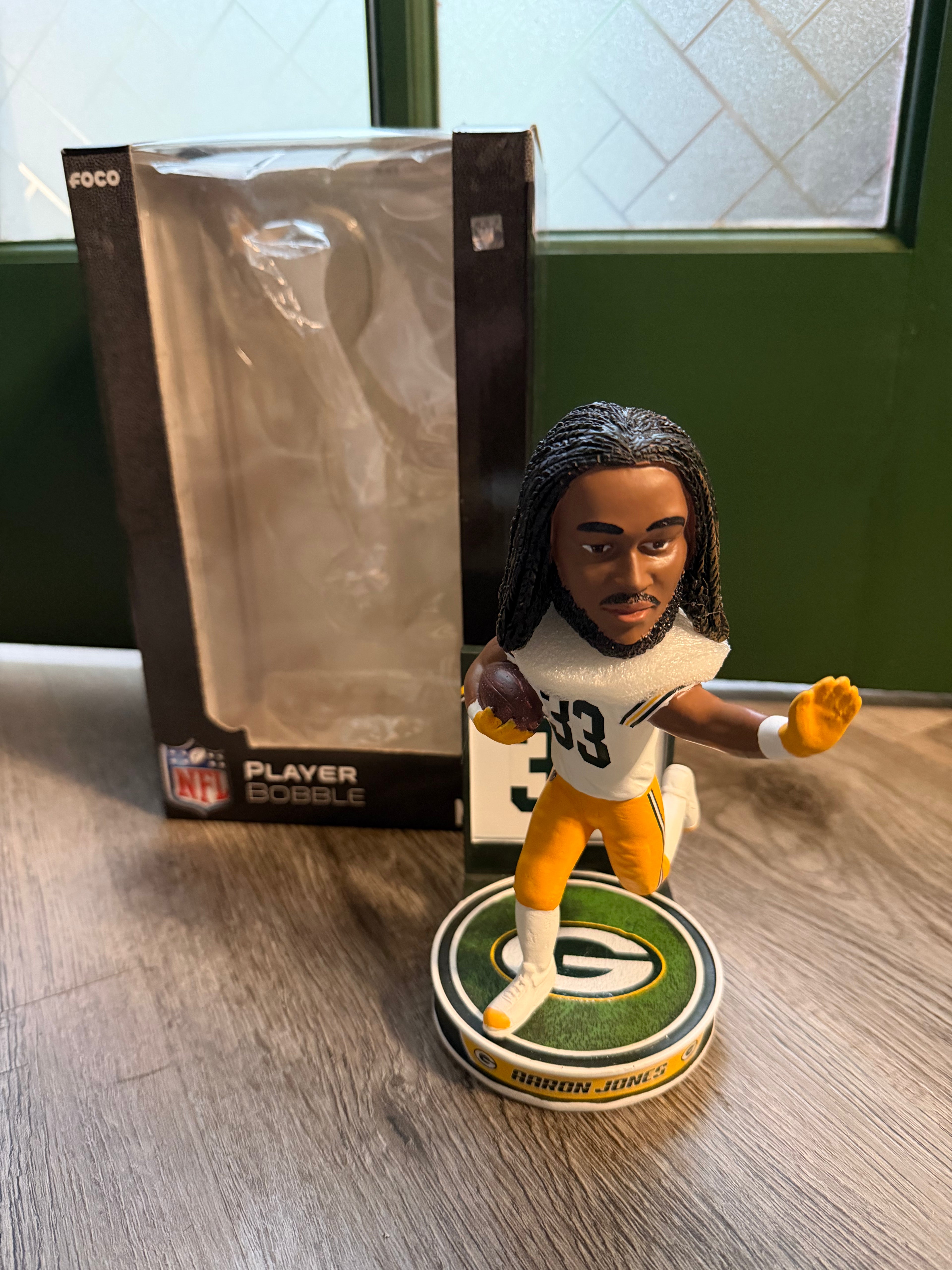 Aaron Jones Number Series Bobblehead