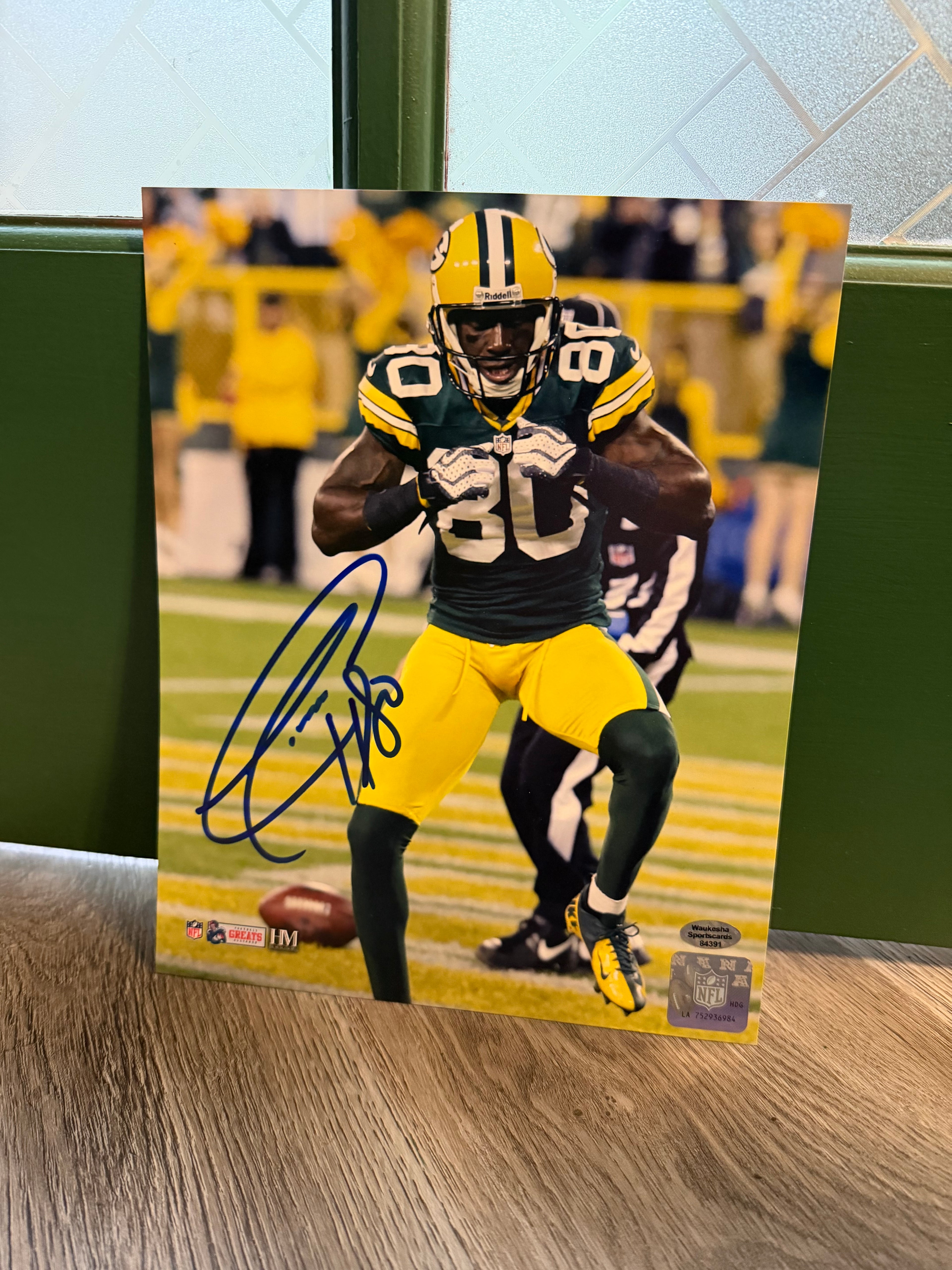 Donald Driver Signed 8x10